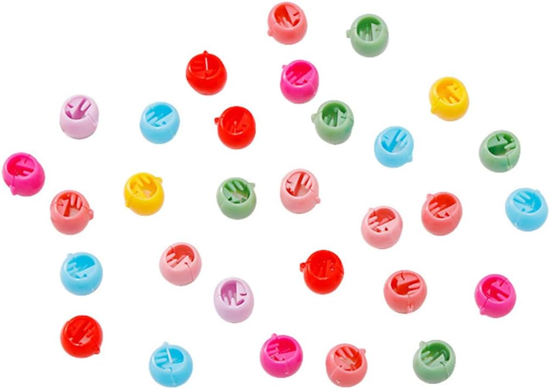 Pack of 40 Hair Clips Colourful Pearl Hair Pins Clamps Small Plastic Hair Clips for Girls Women Accessories