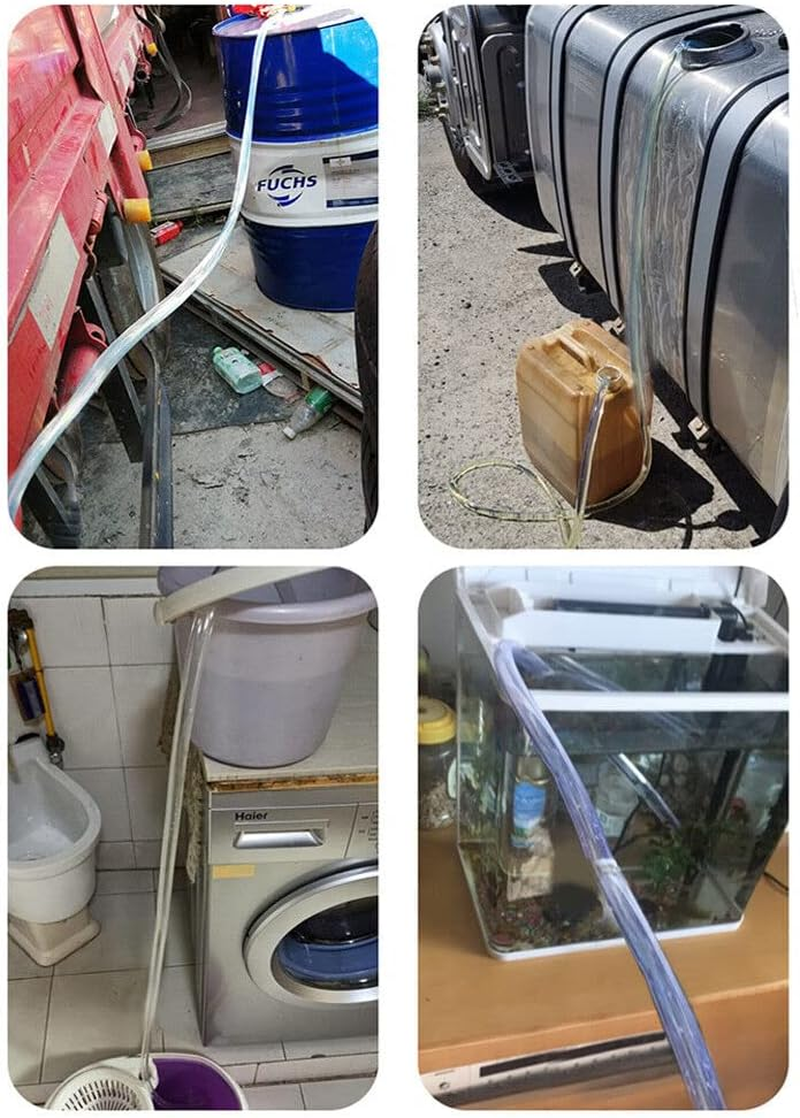 2M SELF Priming Copper Siphon Syphon JIGGLER Hose for Fuel Oil Water image number 3