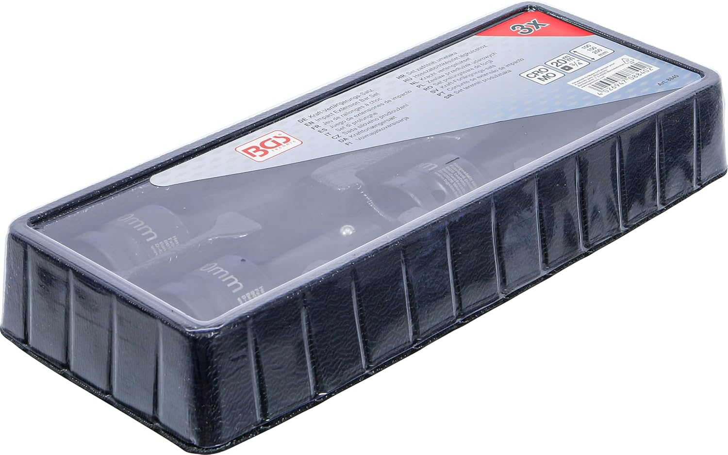 BGS 8840 | Power Extension Set | 3 Pieces | 20 Mm (3/4") | CRO-MO Steel