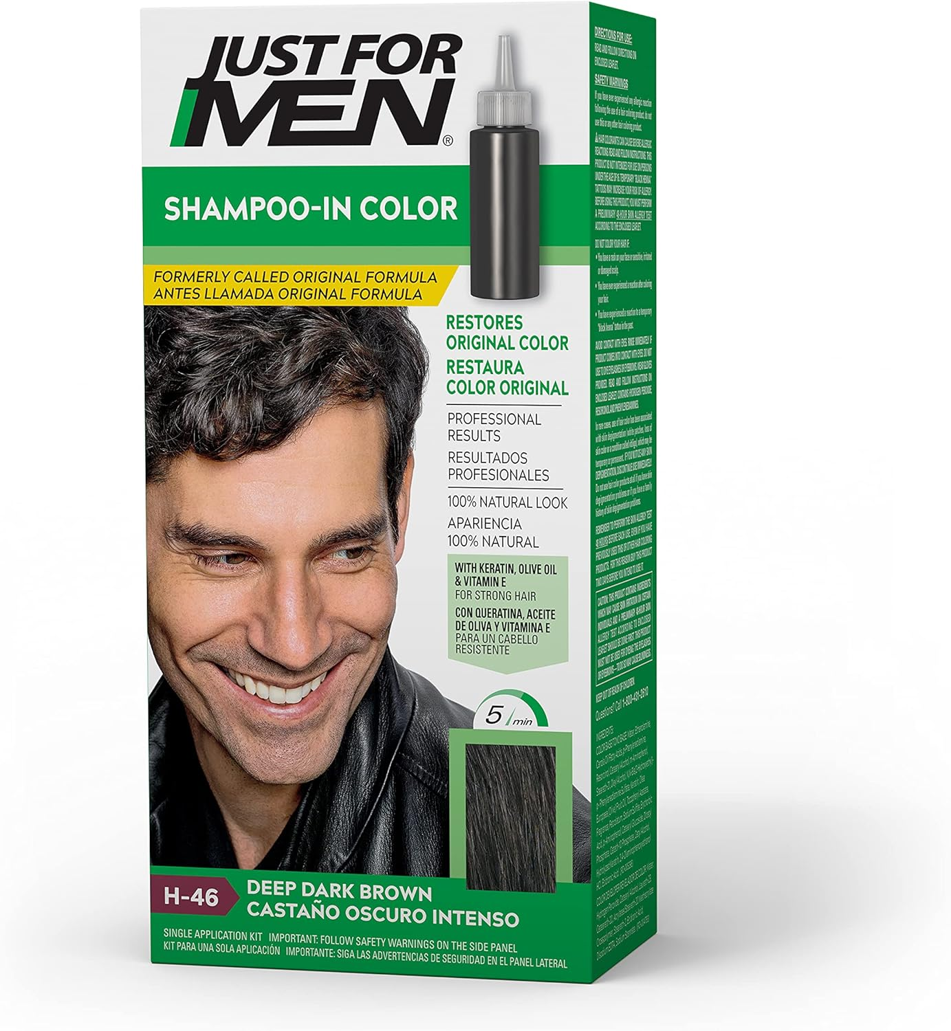 Just for Men Original Formula Men'S Hair Color, Ash Brown (Pack of 3)