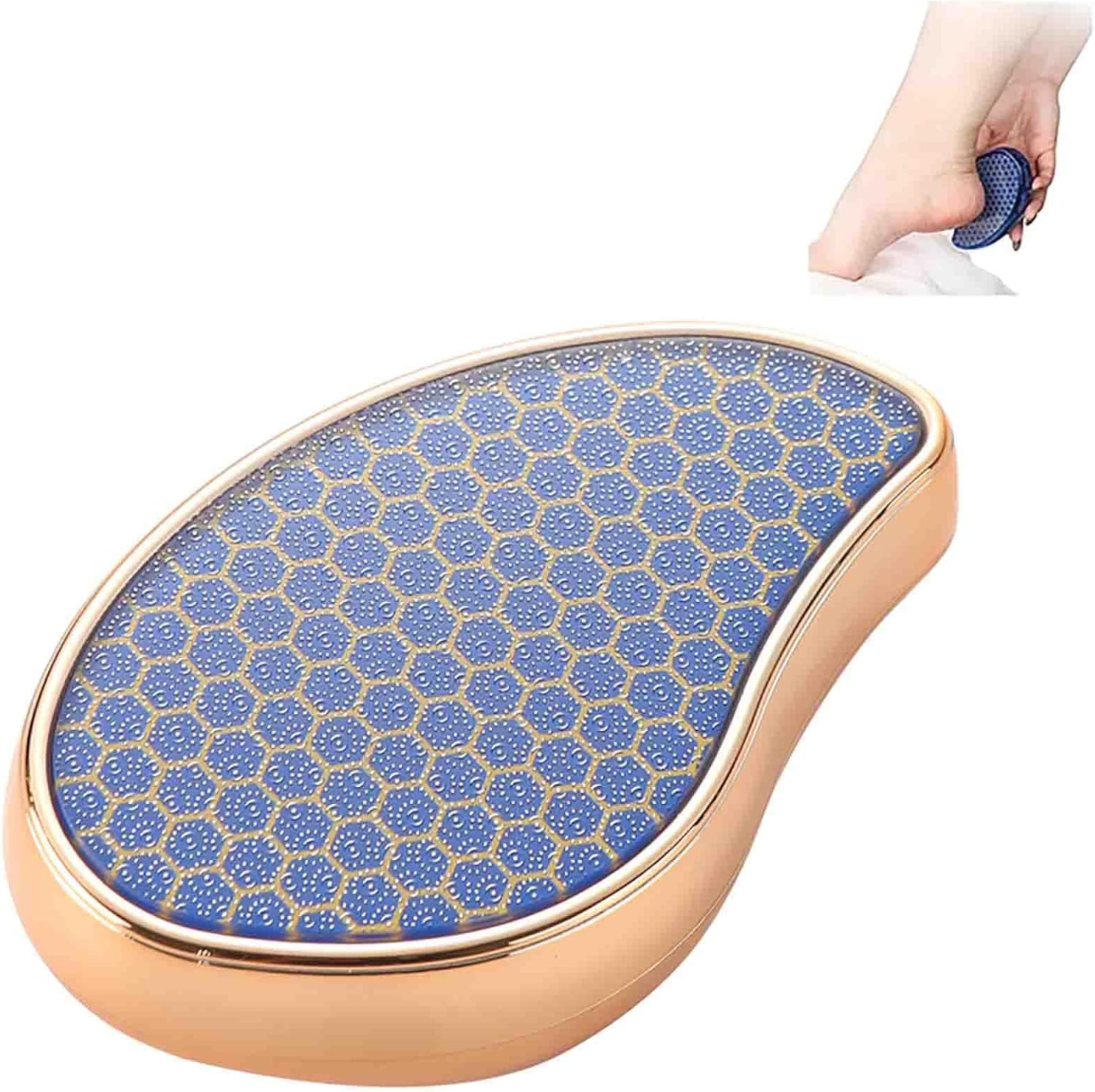 Malora Glass Foot,Malora Glass Foot Filermalora Foot Scrubber,Malora Foot Filerglass Foot Files for Feetglass Foot File Callus Removerfoot Care Pedicure Tool for Dry Feet Care (G) - C image number 6