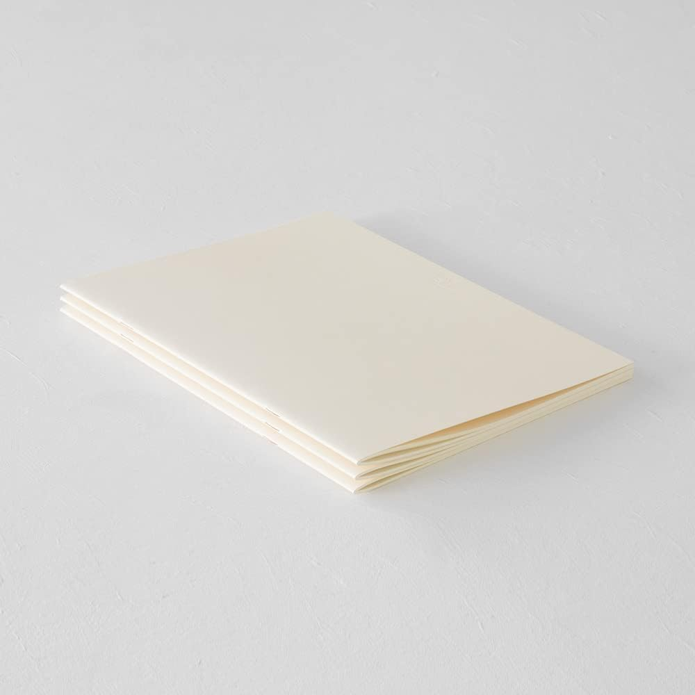 DESIGNPHIL Midori 15308006 Notebook, MD Notebook, Light, A4 Variable Size, Square Ruled, Set of 3, A image number 2