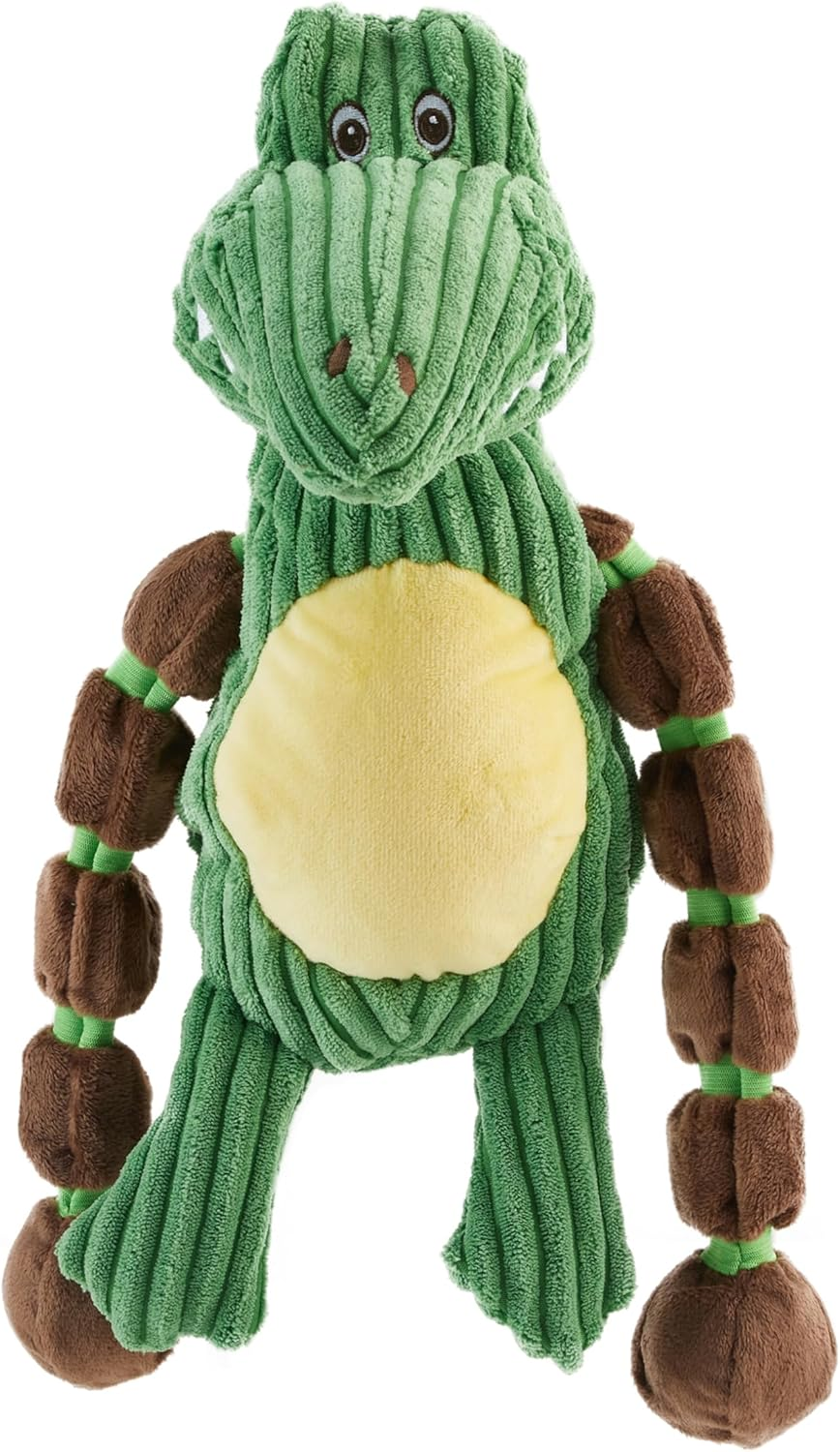 Charming Pet Thunda Tugga Plush Dog Toy - Tough and Durable Interactive Soft Animal Squeaky Tug Toy, Gorilla image number 3