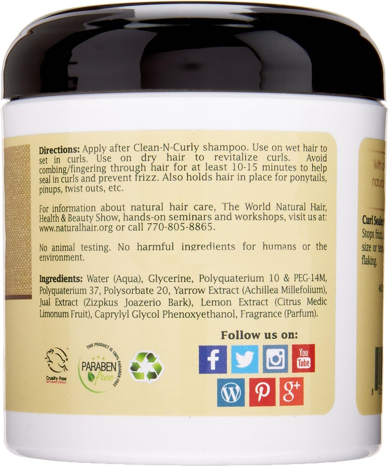 Taliah Waajid Curls, Waves and Naturals Curl Sealer, 6 Ounce image number 1