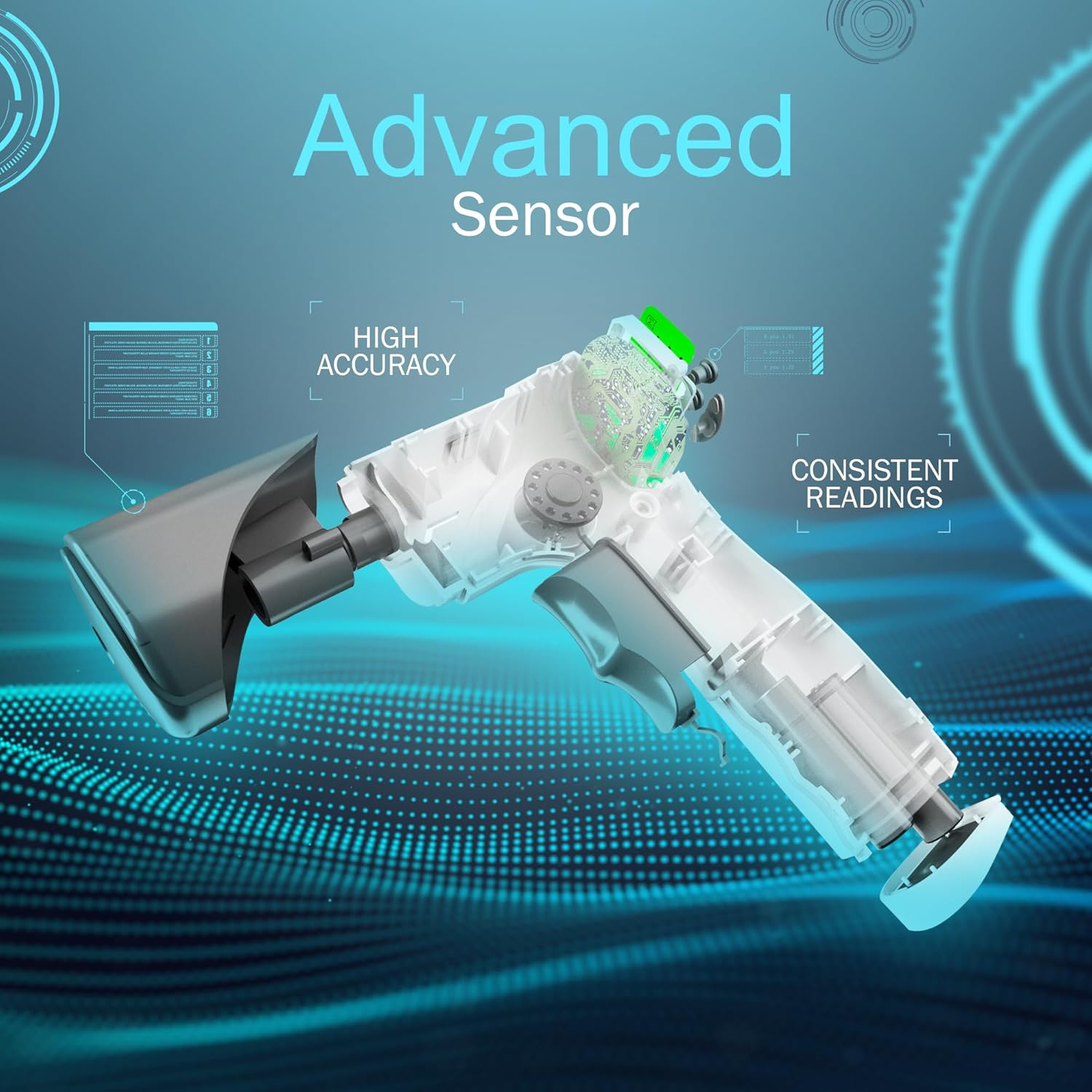 Medical Grade Non-Contact Infrared Forehead Thermometer, Digital Thermometer Gun for Adults & Babies, 1S Instant Results image number 6