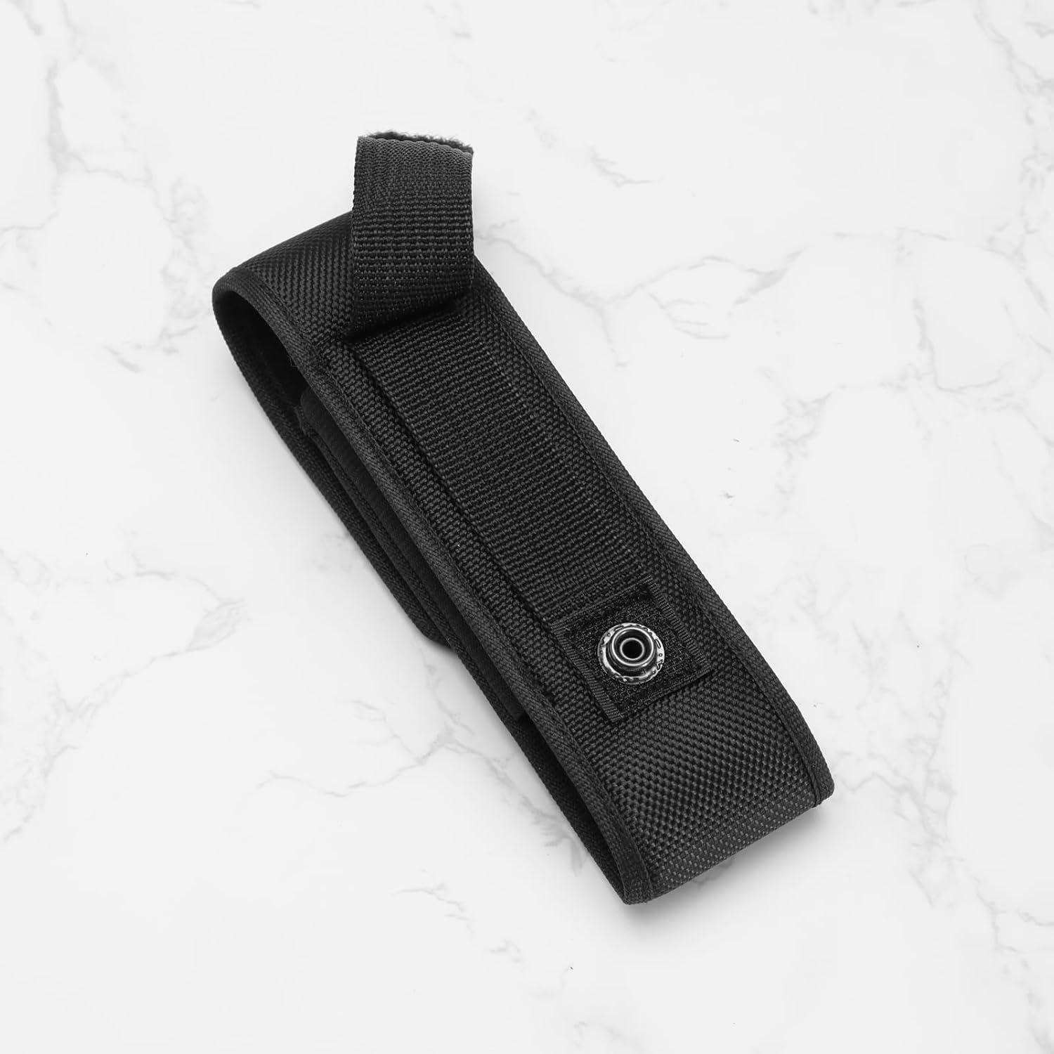 Ecsing Flashlights Pouch Tactical Flashlight Holster Nylon Flashlight Torch Pouch Accessories for Hiking Climbing Working Outdoors 19X5Cm image number 3