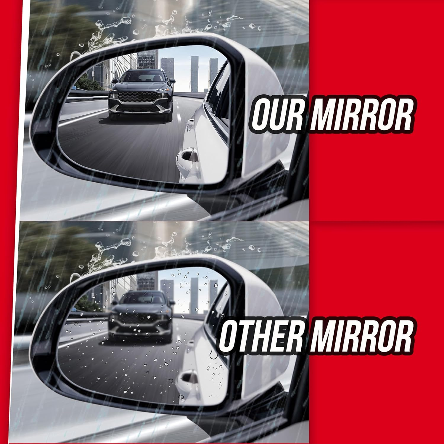 Less4Spares Wing Mirror Glass Left Compatible with BMW Z3 Roadster (Convertible) 1995-2003 STICK-ON Passenger near Side with Blind Spot, Automotive Replacement Parts image number 4