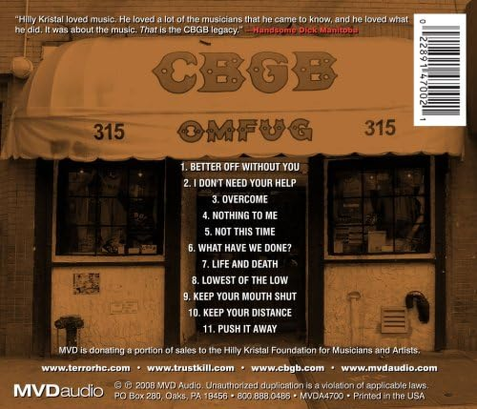 CBGB OMFUG MASTERS: LIVE JUNE 10TH, 2004 the BOWERY COLLECTION