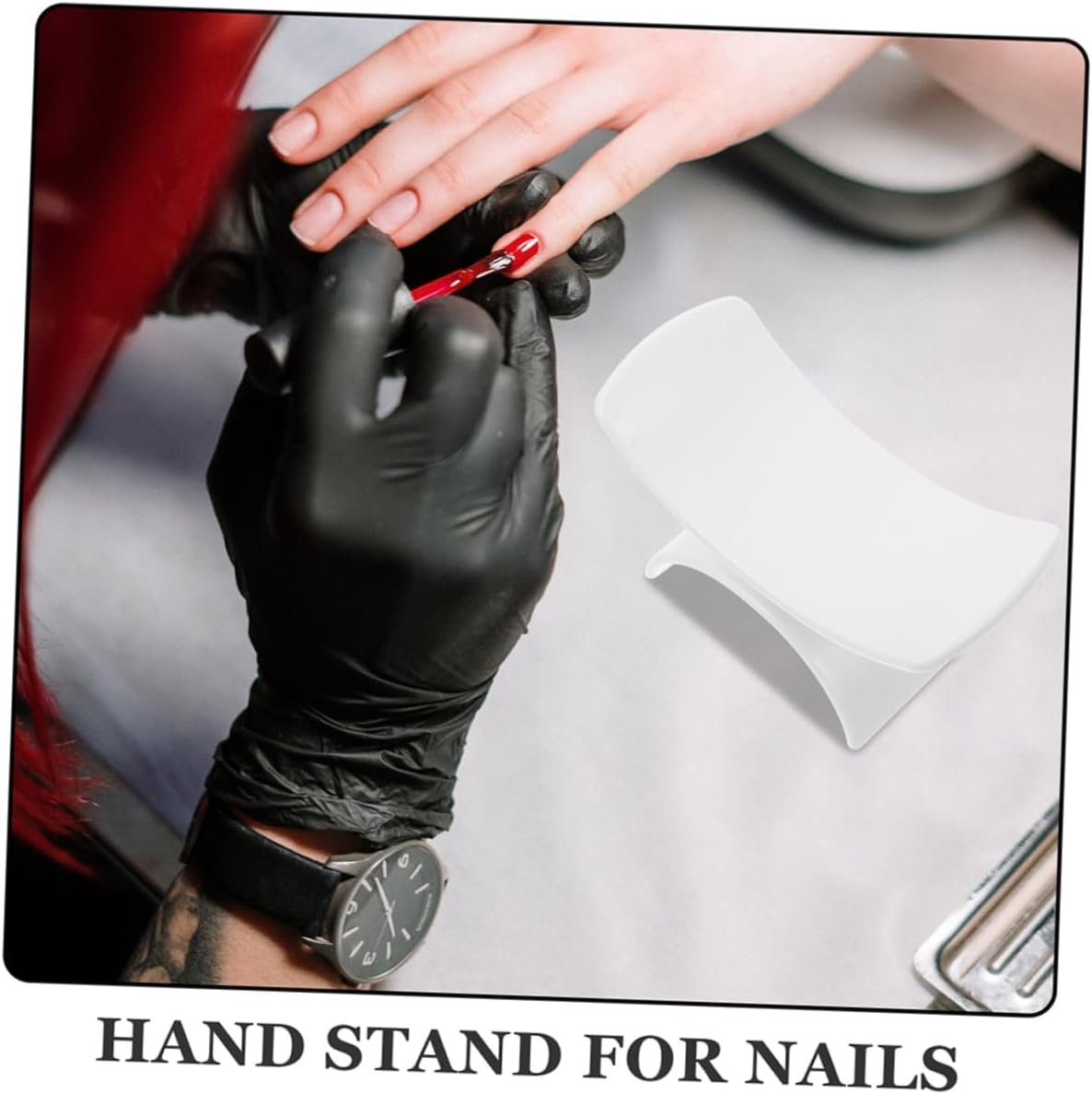 IWOWHERO 2Pcs Detachable Nail Art Hand Pillow Portable Nail Table Manicure Beauty Hand Holder Technician Accessories image number 6