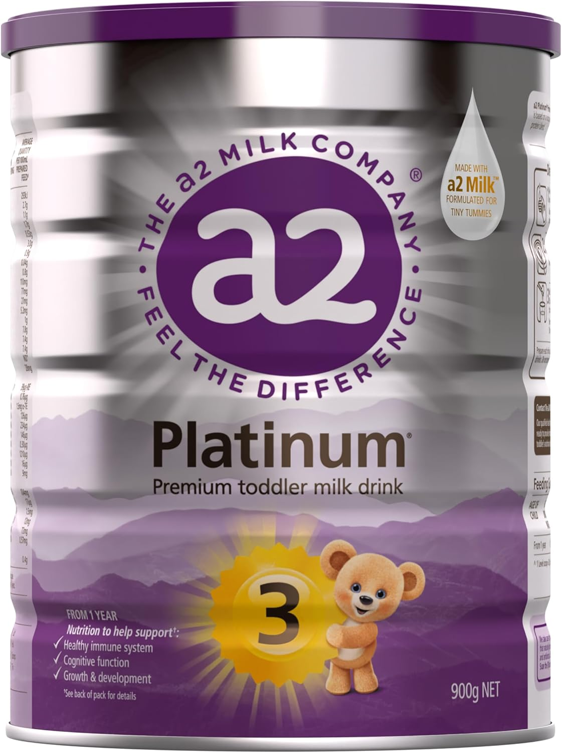 A2 Platinum Premium Toddler Milk Drink Stage 3 from 1 Years - 3 Years 900G image number 1