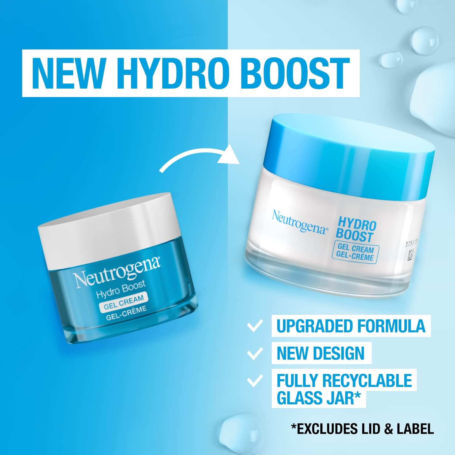 Neutrogena Hydro Boost Gel Cream Moisturiser 50 Ml Unique Hylauronic Gel Matrix image number 4