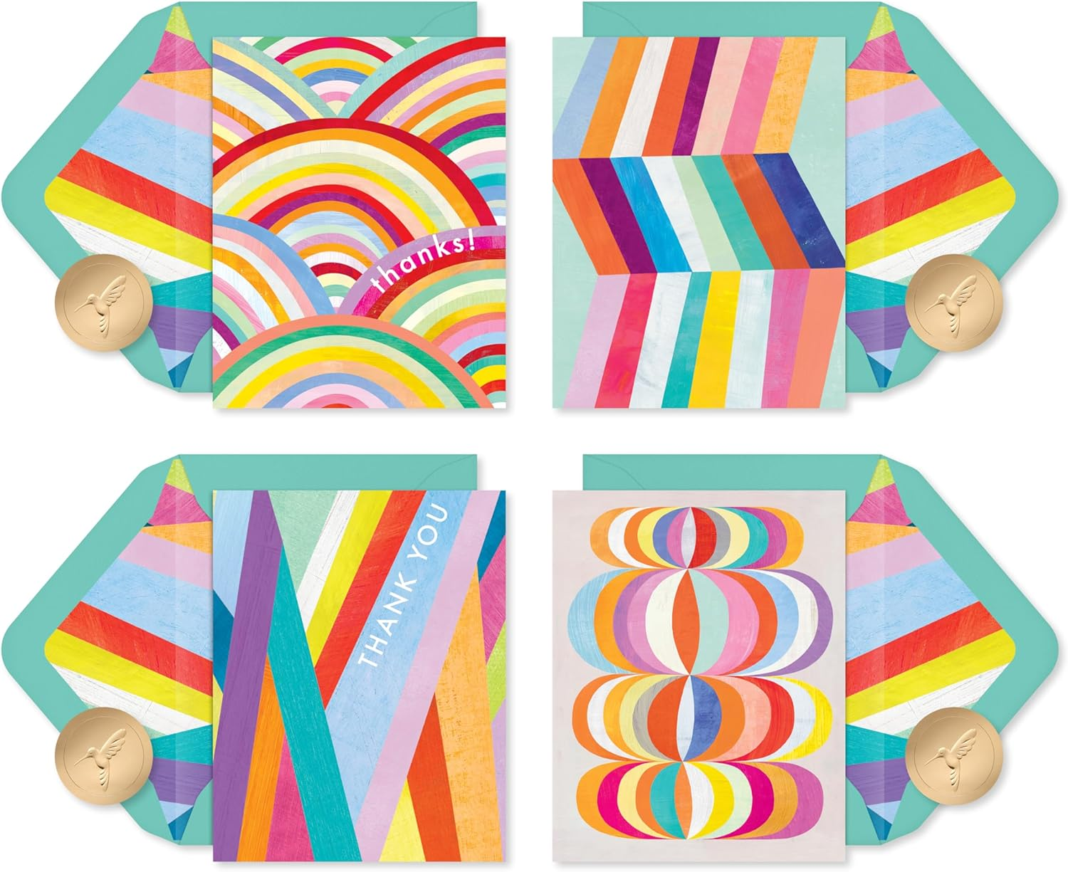 Papyrus Blank Cards with Keepsake Box, Garden Critters (20-Count)