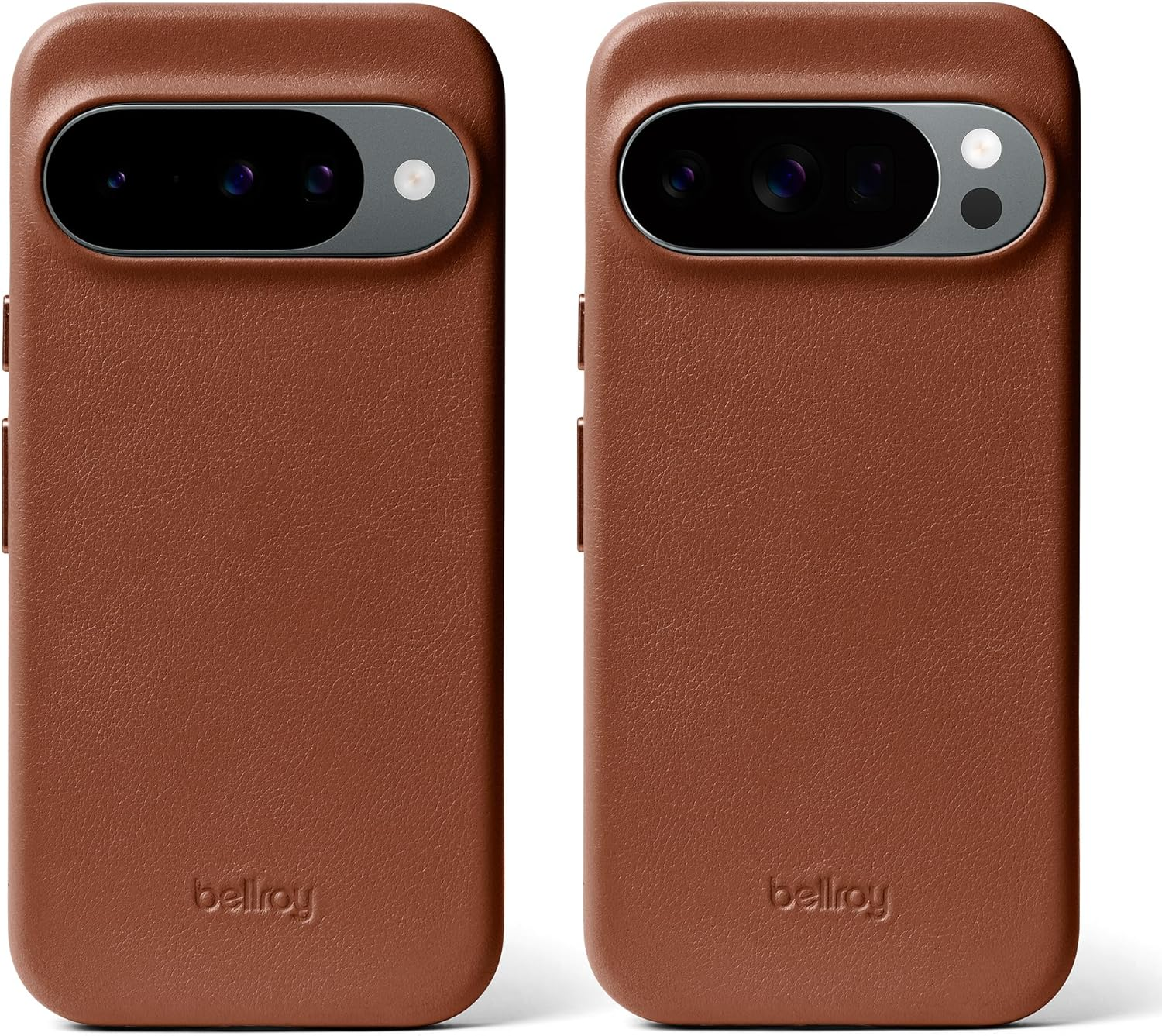 Bellroy Leather Case for Pixel 10 and Pixel 10 Pro &ndash; (Leather Google Phone Case) - Sienna
