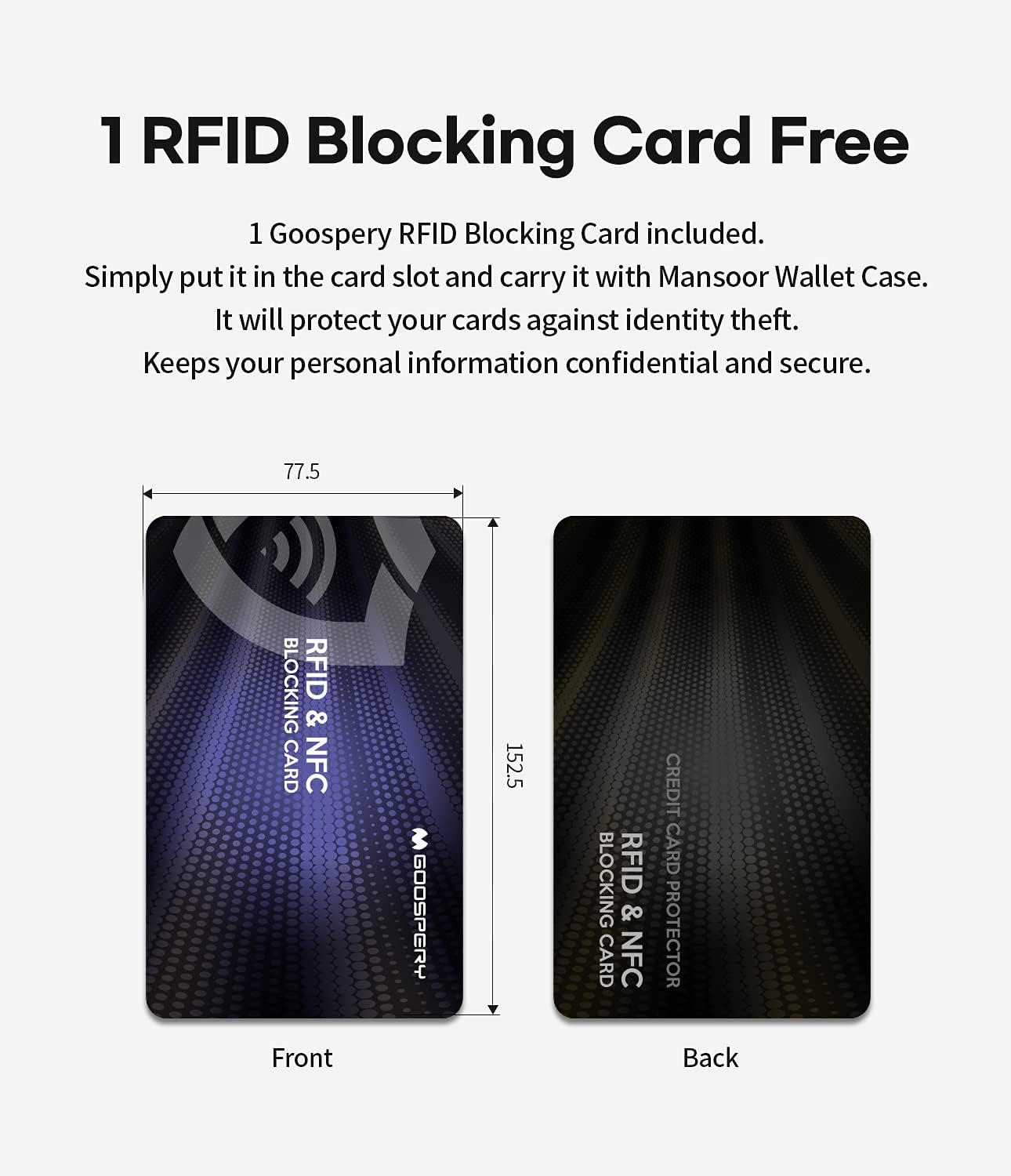 Goospery Mansoor Diary for Iphone 13 - Black image number 6