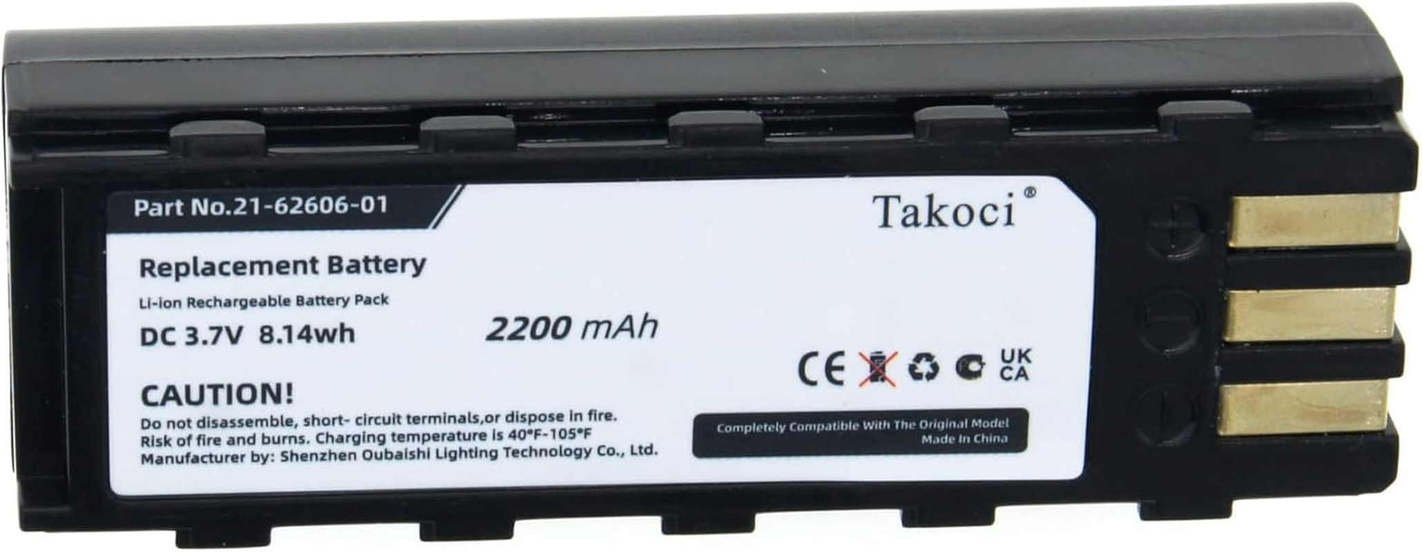 Replacement Battery for Zebra Symbol DS3478 DS3578 DSS3478 LS3478 LS3578 MT2000 XS3478 PN BTRY-LS34IAB00-00 21-62606-01 3.7V/2200Mah image number 1