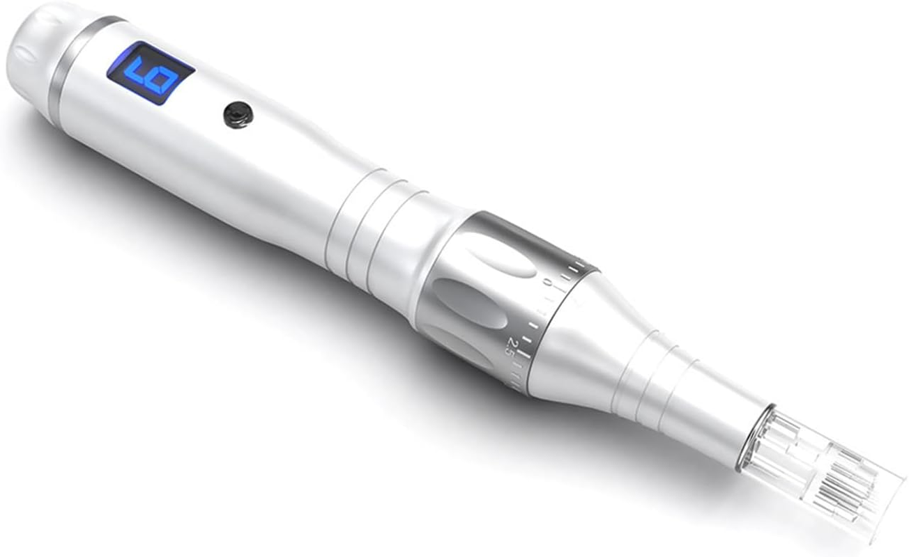 Derma Roller Pen 0.25Mm, Microneedling Pen for Hair Face Scalp Beard Skin Care at Home Use image number 1