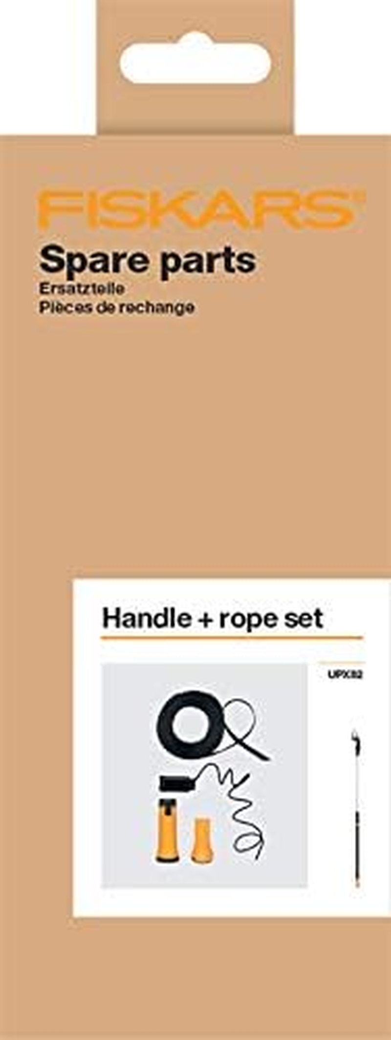 Fiskars Original Replacement Handle and Rope for Fiskars Bypass Telescopic Tree Pruner UPX82, Black/Orange, 1026297 image number 4