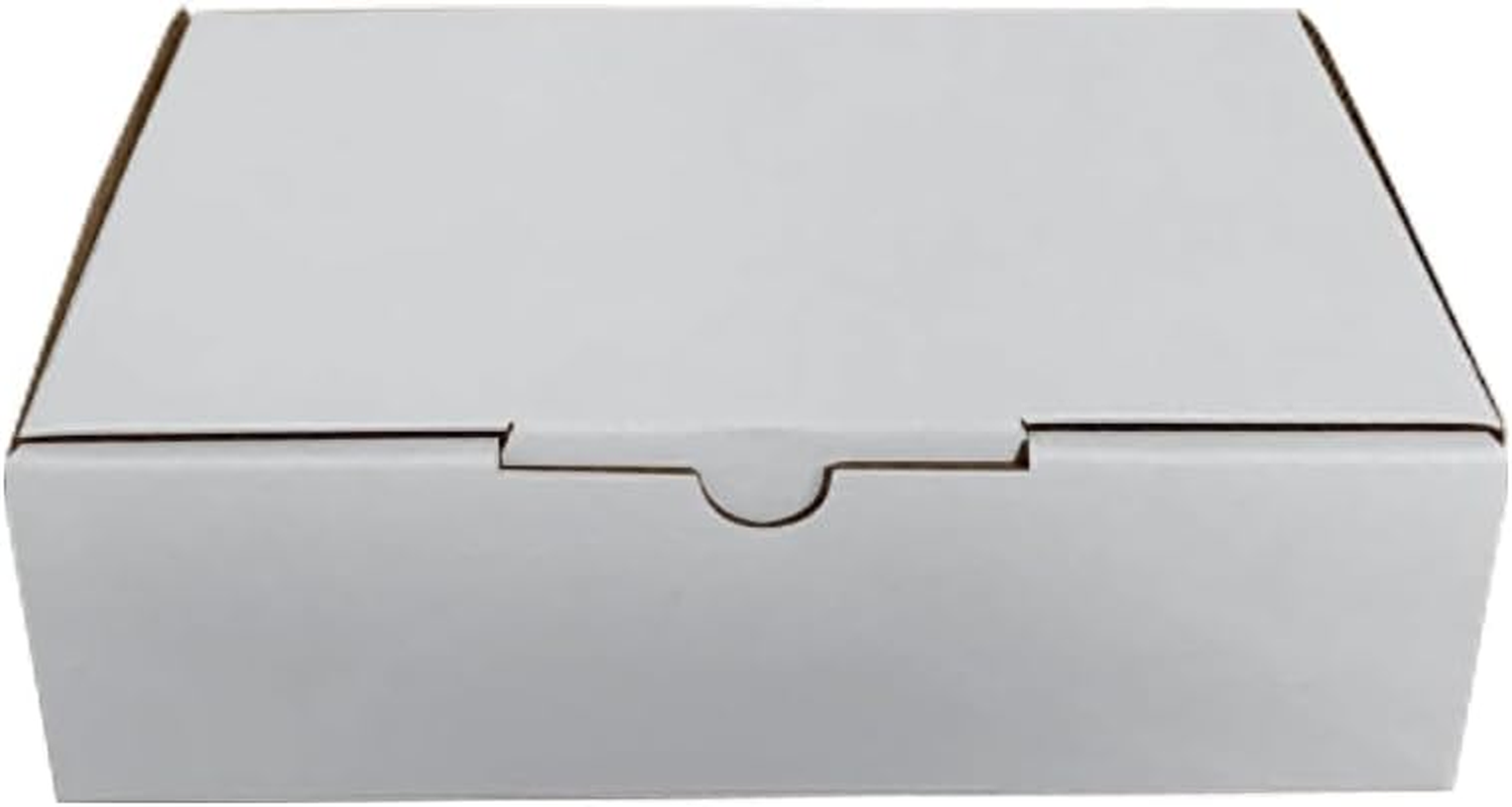 OZPACK Die Cut Cardboard Boxes (100Pcs/174X128X53Mm) &ndash; Gift, Packaging, Shipping Storage and Retail Boxes &ndash; Strong, Lightweight &ndash; WHITE WHITE image number 5