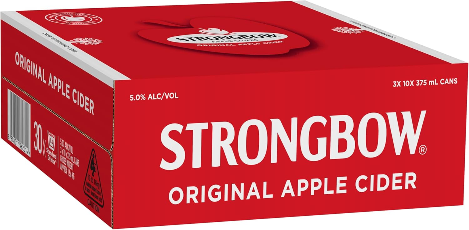 Strongbow Original Apple Cider Cans 375 Ml 3 X 10 Pack image number 2