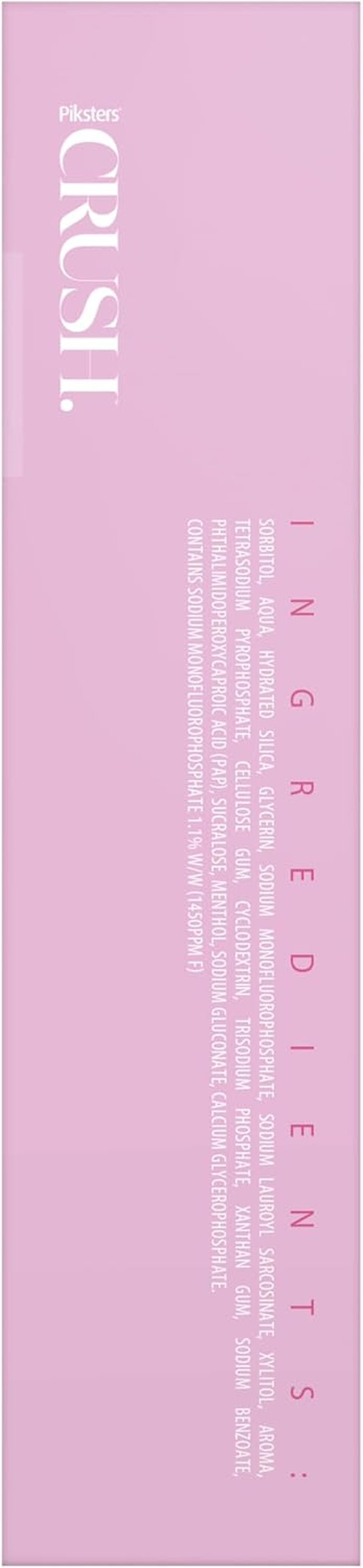 Piksters Crush Strawberry Flavor Whitening Toothpaste 96 G image number 5