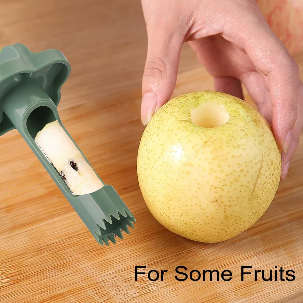 Pepper Seed Corer Remover, Upgrade 2 in 1 Bell Pepper Cutter Quickly Cutting and Deseeding Bell Pepper Corer Tool for Vegetables Kitchen Gadget image number 3