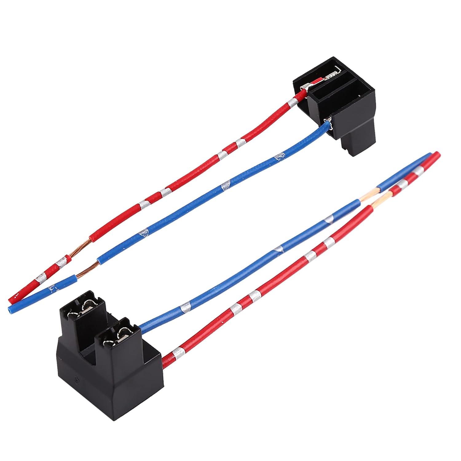 Uxcell DC 12V H7 Car Light Socket Headlight Wire Harness Extension Female Adapter 2Pcs image number 4