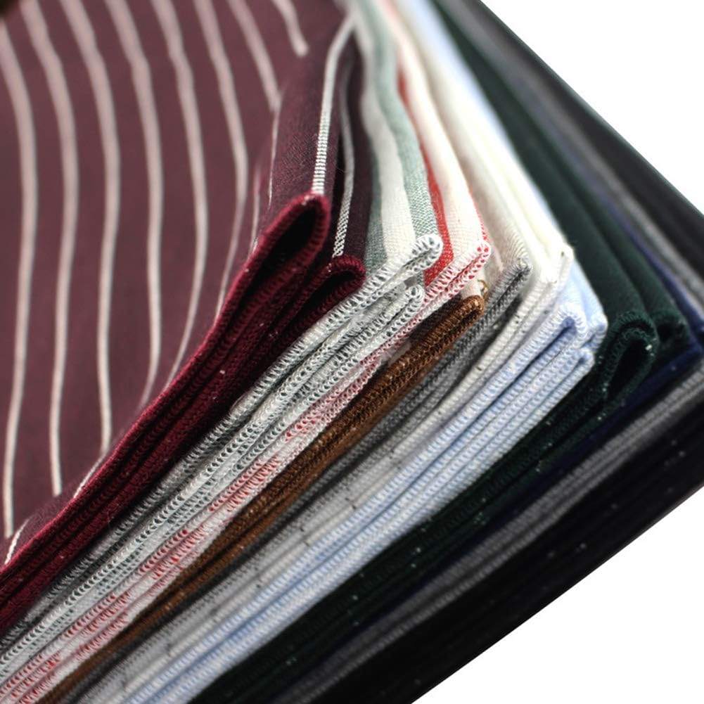 Neckerchiefs for Men, 24''&times; 24'' Multicolored Patterned Cotton Scarves with Buckle - M501 image number 6