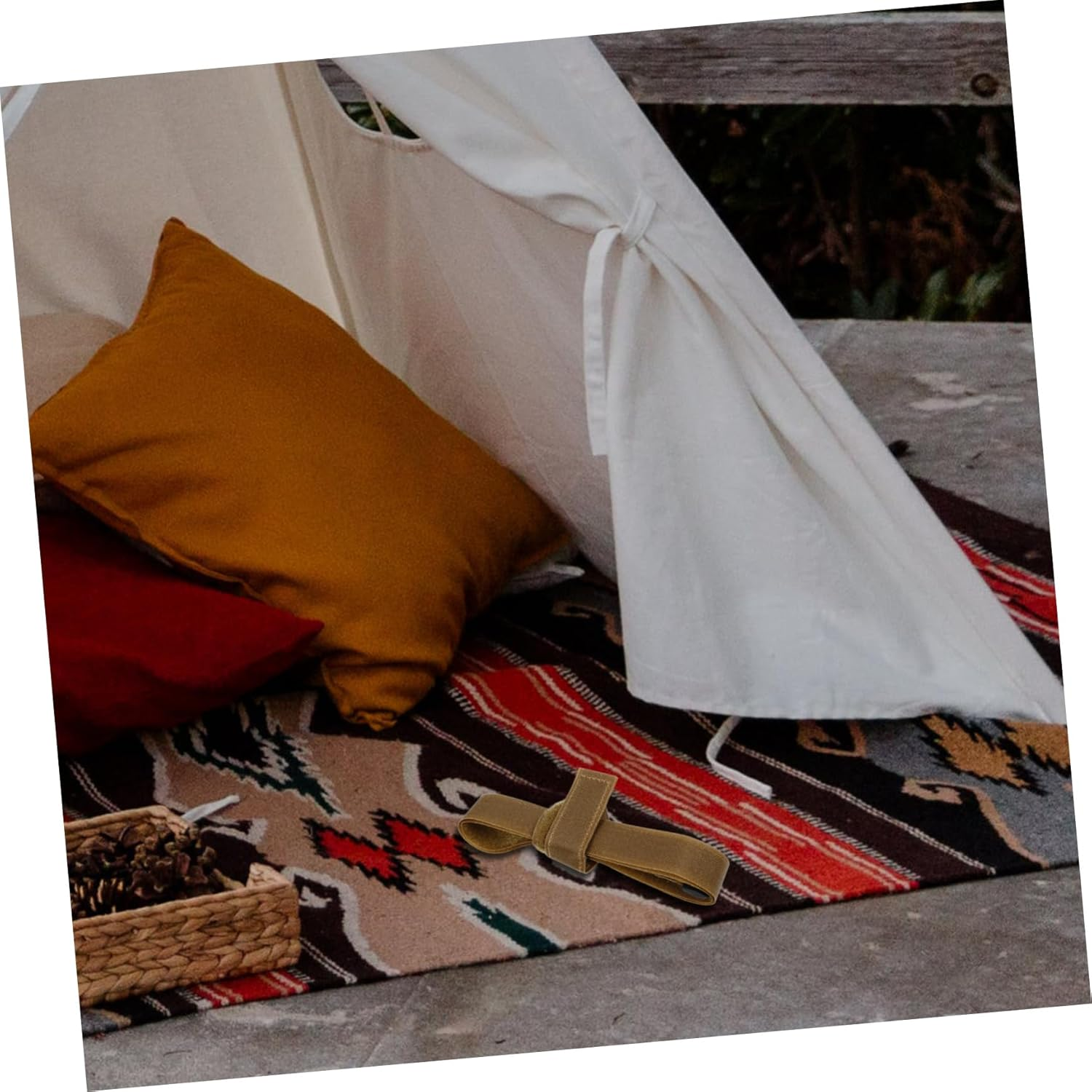 WOONEKY 3Pairs Adjustable Camping Straps Luggage Tie down Belts Straps for Camping Accessories Sturdy Nylon Material