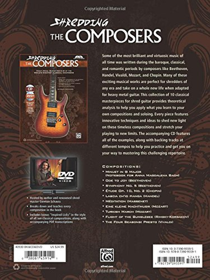 Shredding the Composers: Heavy Metal Guitar Meets 8 of the World'S Greatest Classical Composers image number 5