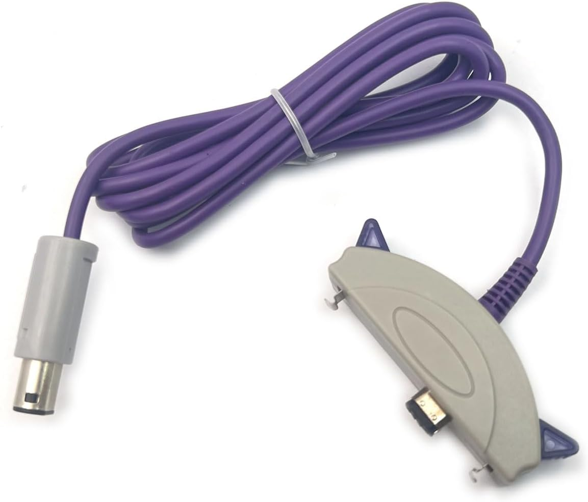 Fainwan 2Pcs Compatible with Nin-Tendo Gameboy Advance to Gamecube Link Cable Game Boy Advance Adapter New image number 4