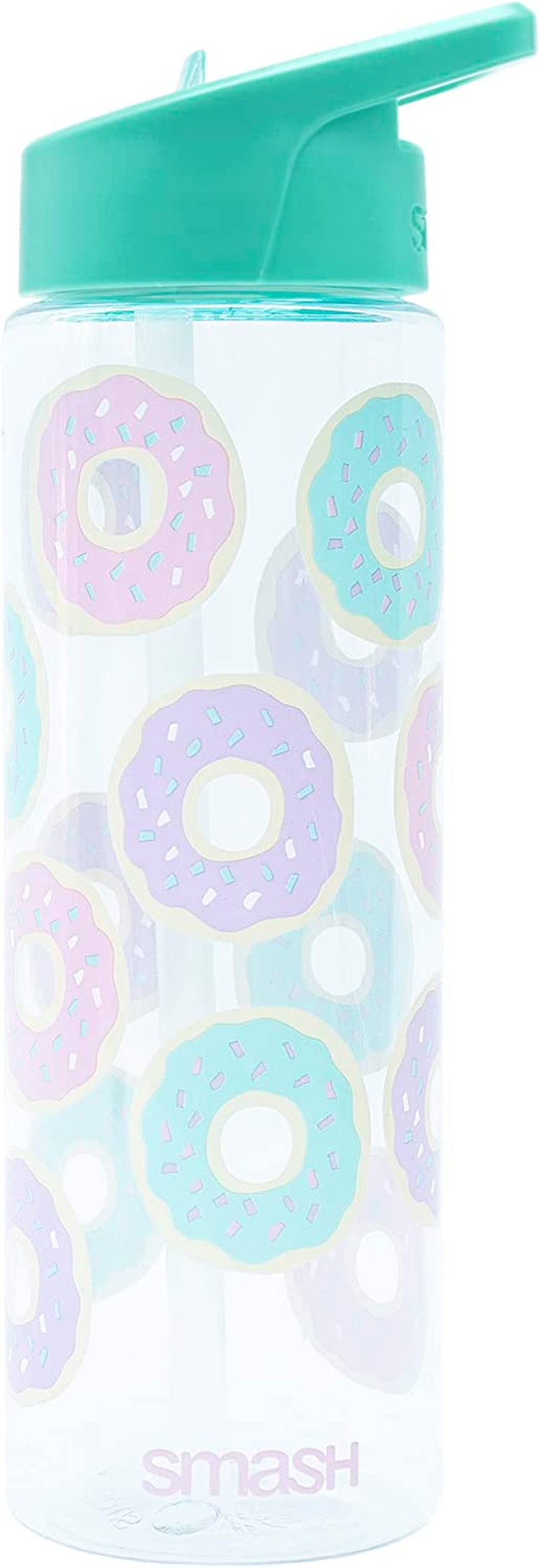Smash Donut Water Bottle with Straw 700Ml