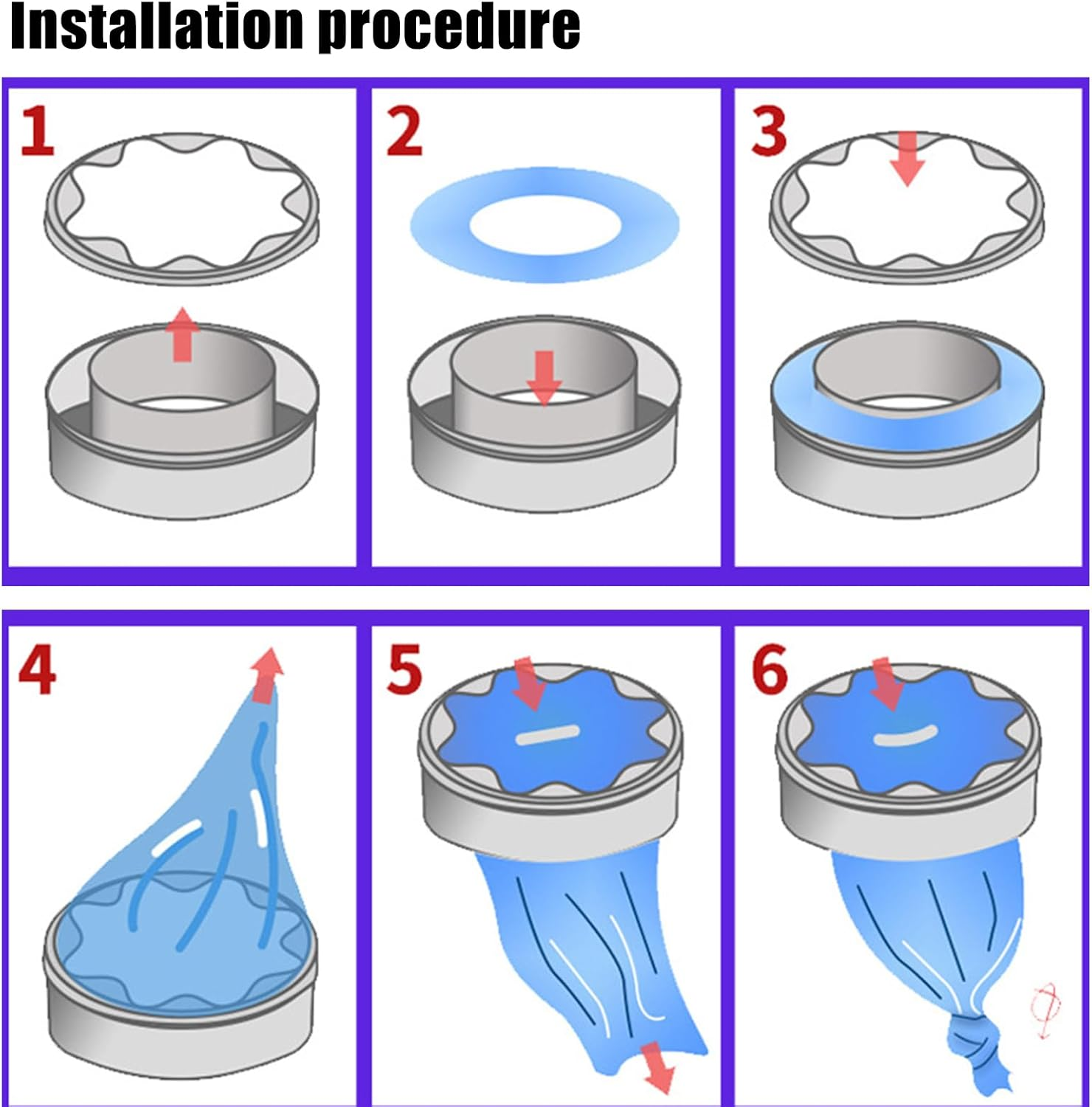 8 Pack-Nappy Bin Refill Bags, 4.5M Odour-Proof Nappy Bin Refill Cassettes,Large Capacity Bags with Most Nappy Bins (4.5M*8Pack/Blue