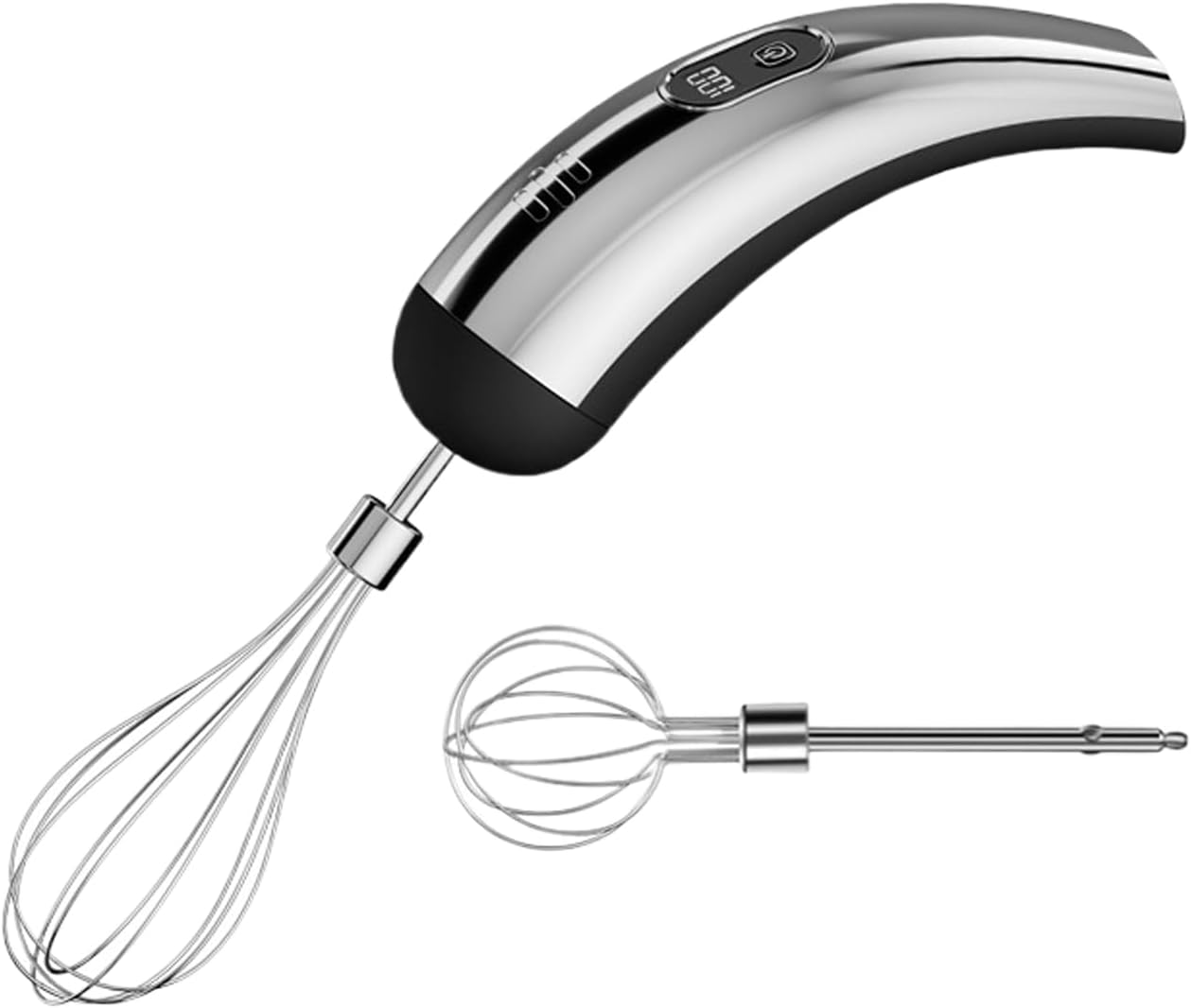 Handheld Mixer - Stainless Steel 5 Adjustable Speed - Electric Hand Blender,For Cooking Baking Cake Dough Cream Batter Food Drink Home