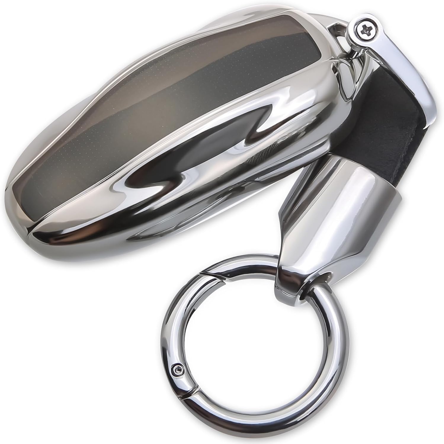 WNILIAN for Tesla Key Fob Cover TPU Key Case with Keychain Protection Accessories Compatible with Tesla Model 3/Y/S Smart Key