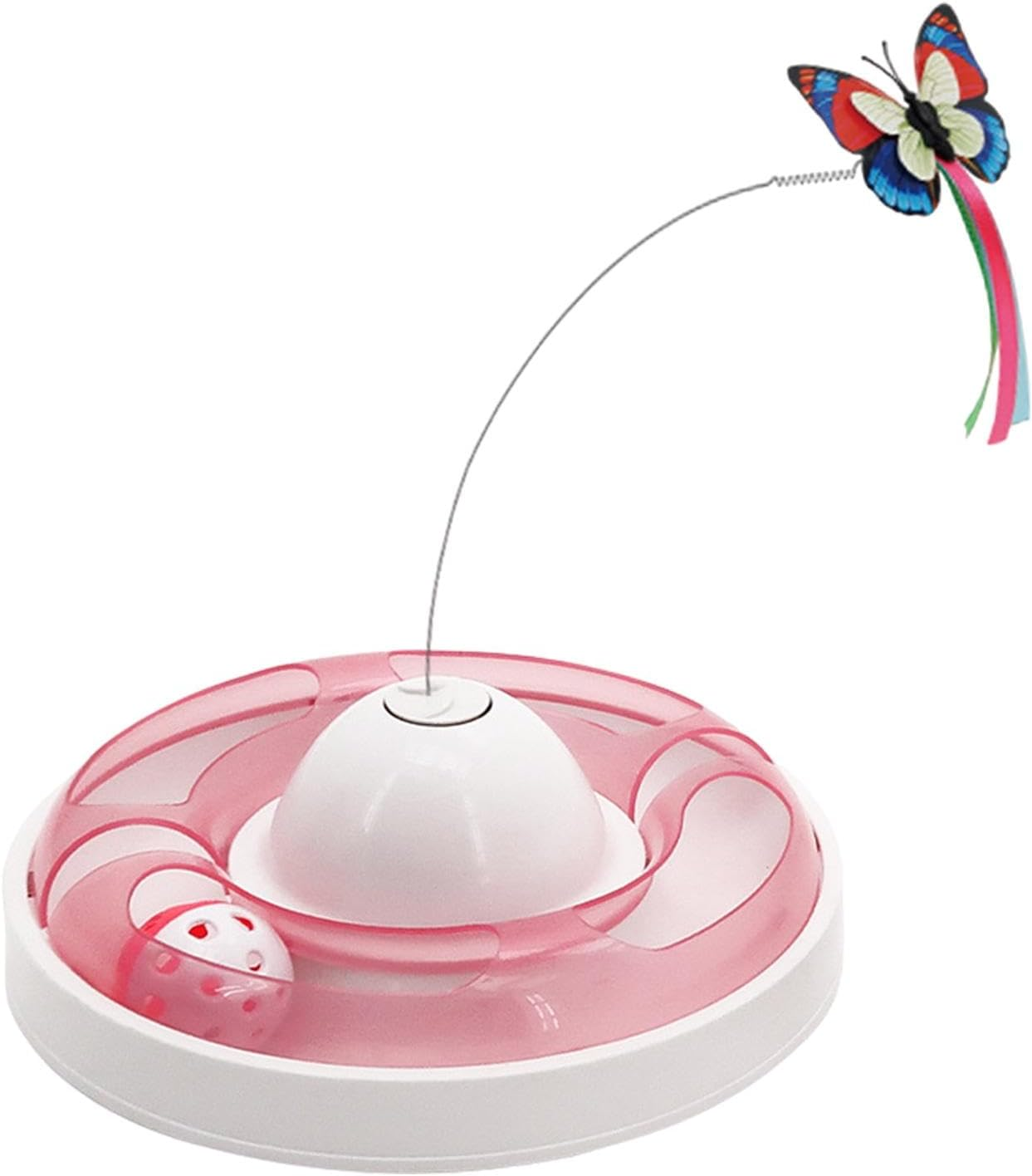 Cat Butterfly Toy - Safe Cat Interactive Toy Interactive Cat Toy,Automatic Kittens Toys, Cat Toys for Indoor Cats, Kitten image number 1