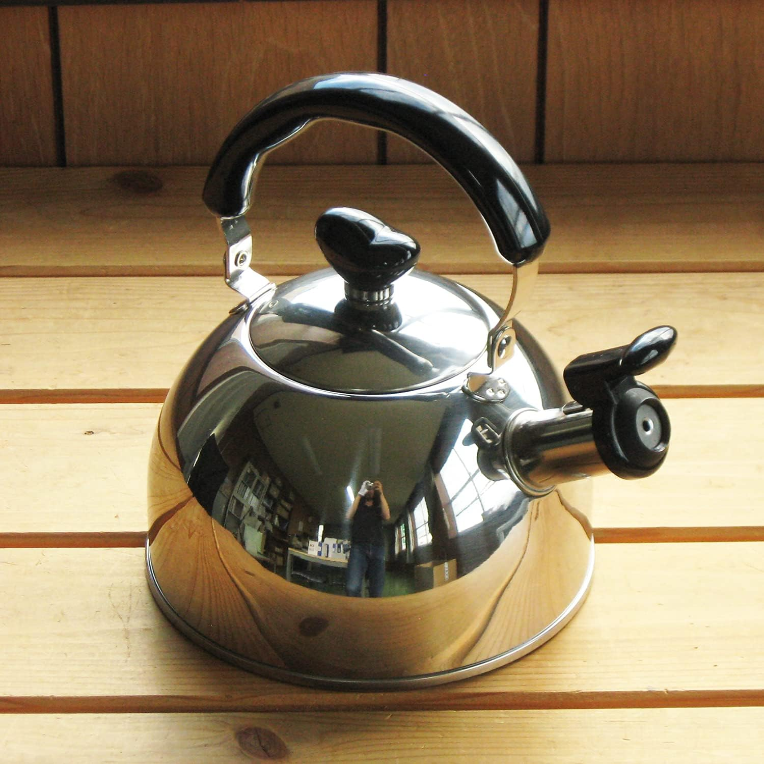 Nagao Tsubamesanjo Kettle, Full Water, 0.6 Gal (1.8 L), Induction Compatible, Stainless Steel, Made in Japan image number 1