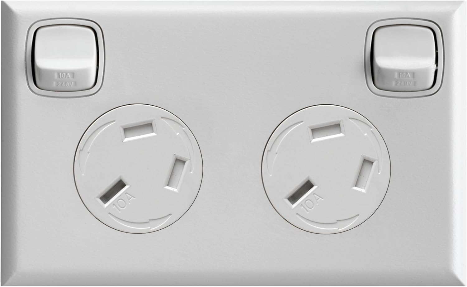 HPM Excel Retail Double GPO Gloss ES White Grid Cover and Shutter