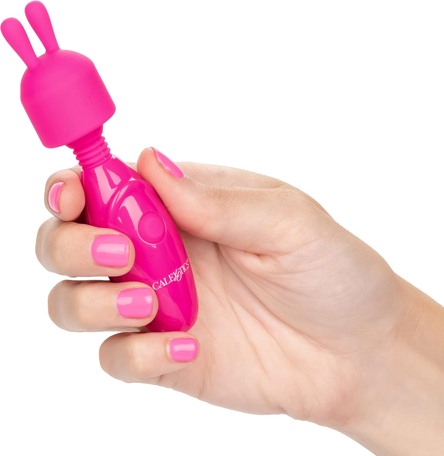 Calexotics Tiny Teasers Bunny - Waterproof Bullet Vibrator with Removable Rabbit Tip - Adult Pocket Vibrator Toys for Couples - Pink - Nubby image number 7