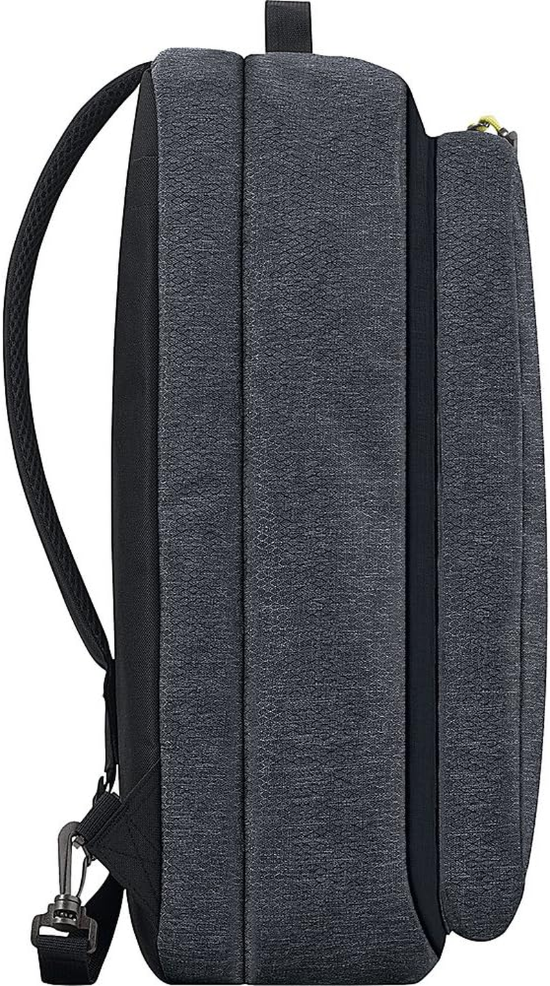 Solo New York Velocity 15.6 Inch Laptop Hybrid Backpack Briefcase, Navy/Grey image number 1