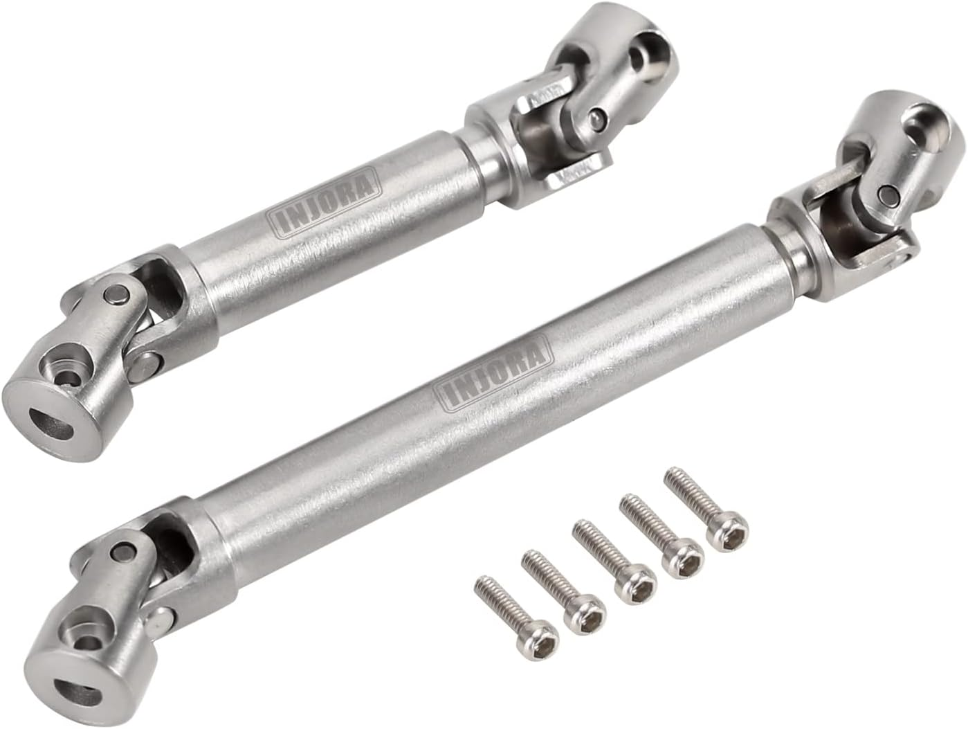 INJORA Center Drive Shaft Stainless Steel D-Shaped Hole Drive Shaft for SCX24 Gladiator 1/24 RC Crawler Axial AXI00005 Upgrade Parts image number 3