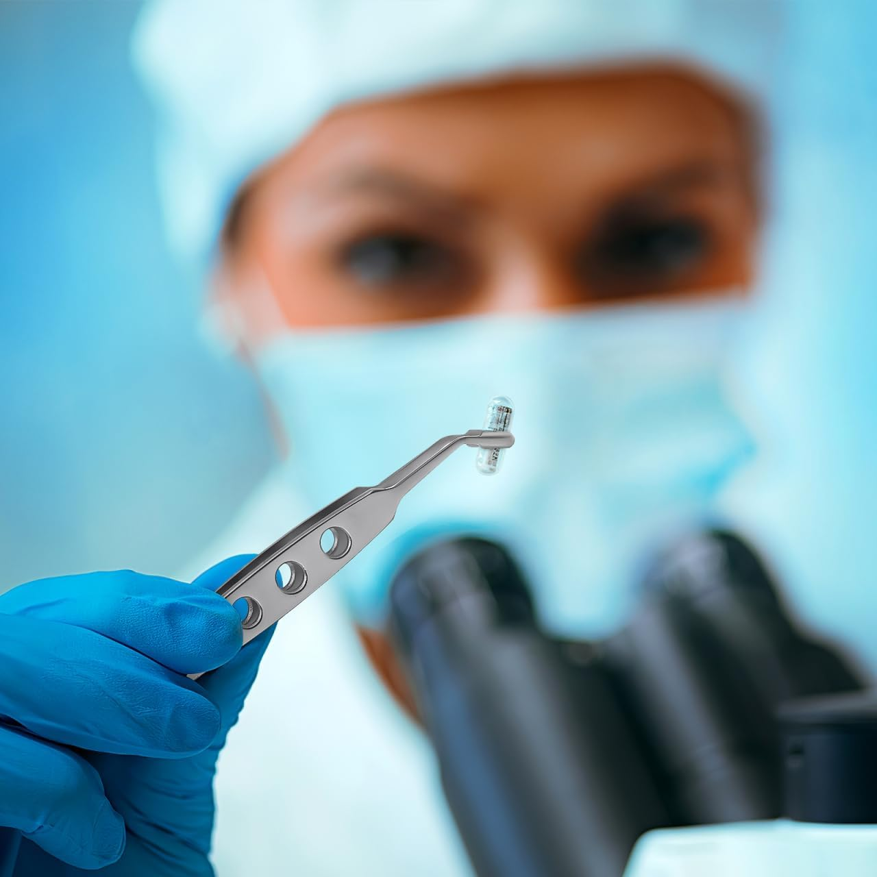 POPETPOP Eyelid Massage Tweezers : Stainless Steel Meibomian Gland Expressor Eye Gland Expressor for Men Women image number 3