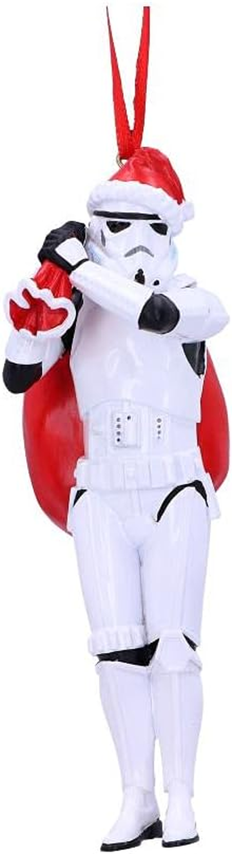 Nemesis Now Stormtrooper Candy Cane Hanging Ornament Decoration 12Cm, Christmas, White