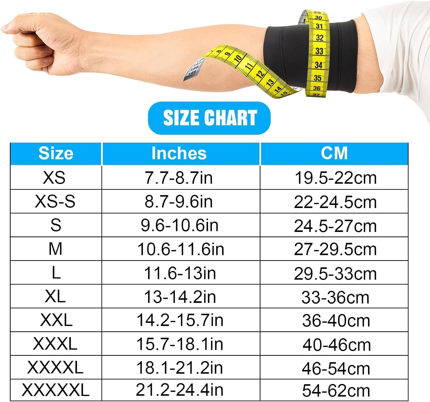 Diabetic Sensor Armband, Universal CGM Device Protector for Omnipod Dexcom Freestyle Libre, Sweatproof Breathable Arm Strap Cover for Exercise, Replaces Adhesive Patches (XL) image number 2