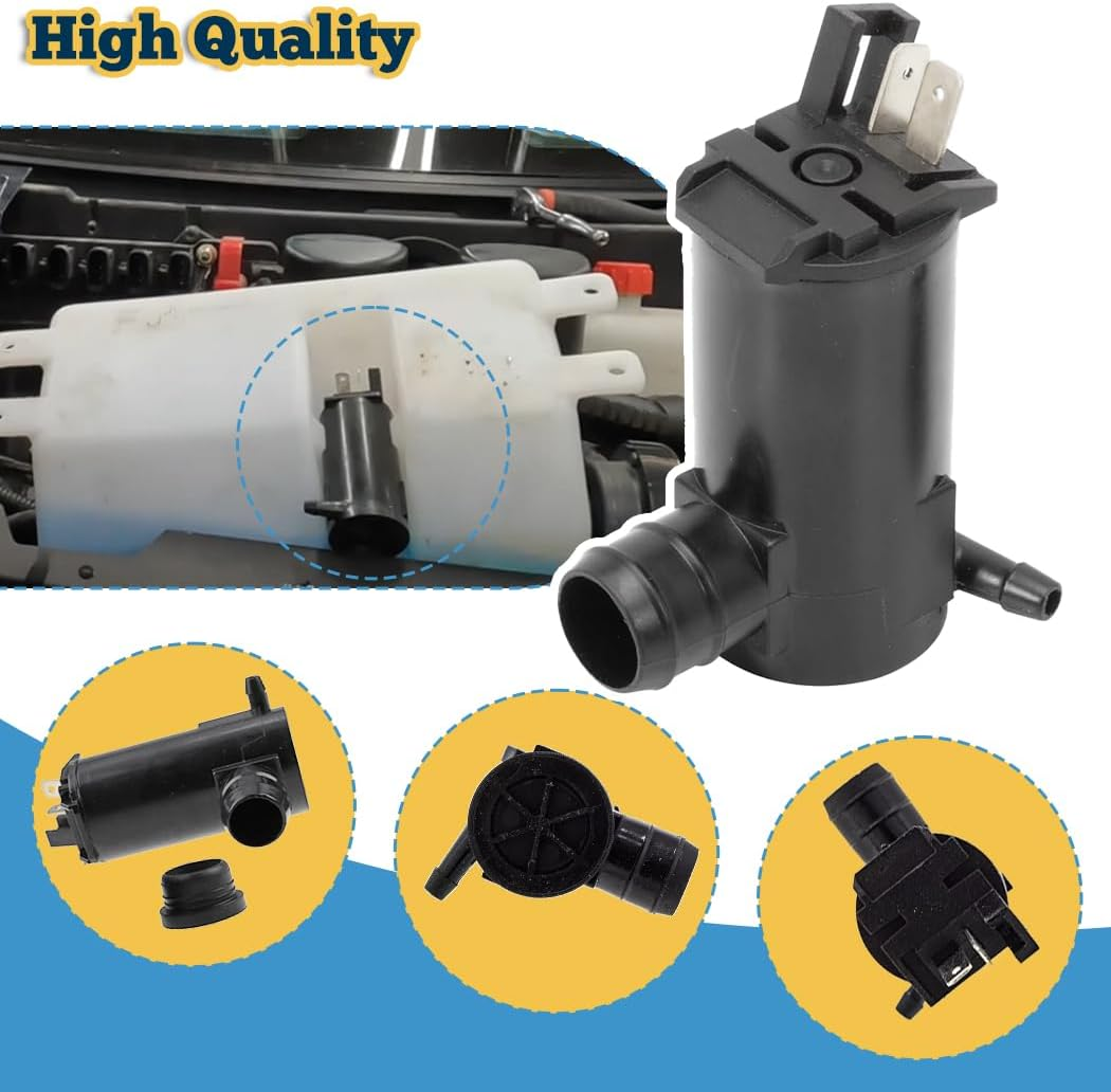 Windshield Washer Pump for Polaris Crew XP 1000 Eps/Ranger XP 900 EPS/SP 570 EPS Northstar 2014-2024, 12V Wiper Fluid Washer Pump Replace 2205140 image number 2