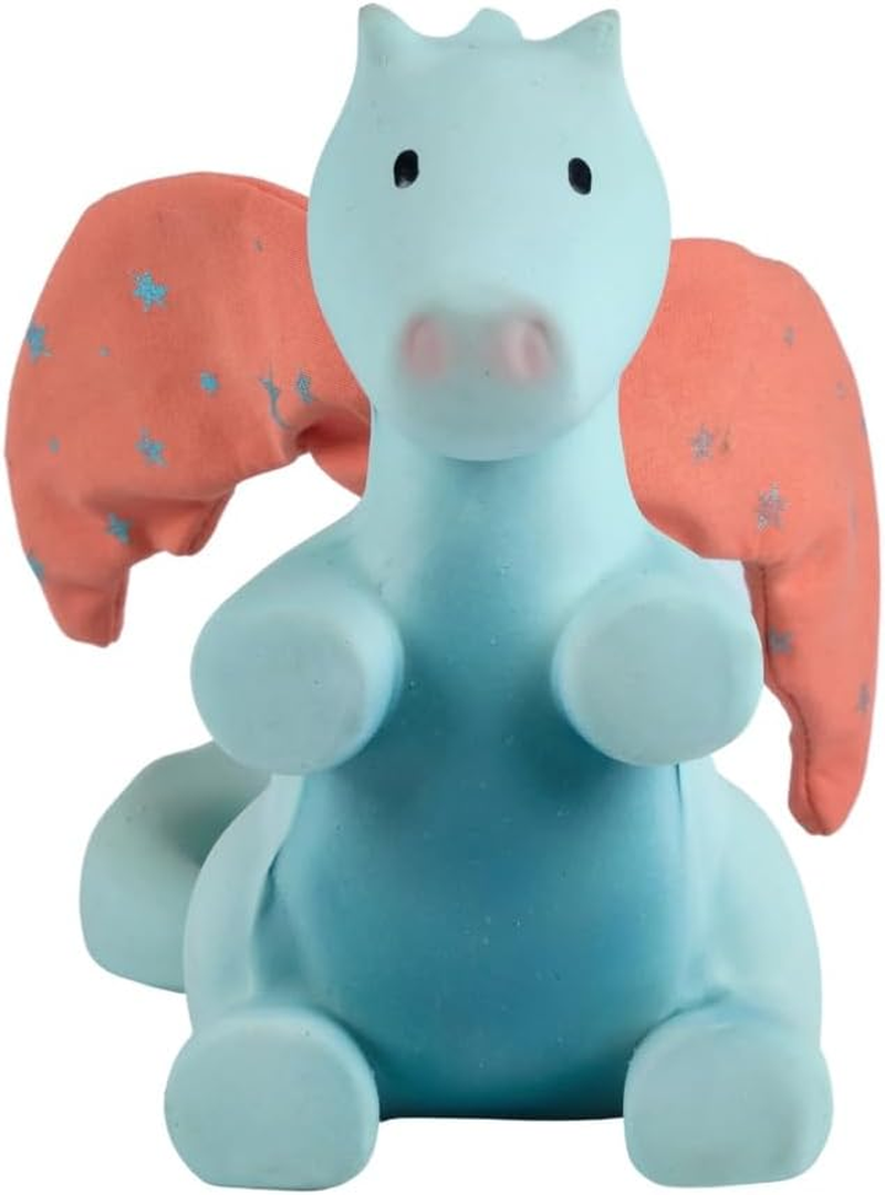 Tikri Fairytale Sunrise Dragon Teether & Rattle Baby Toy image number 1
