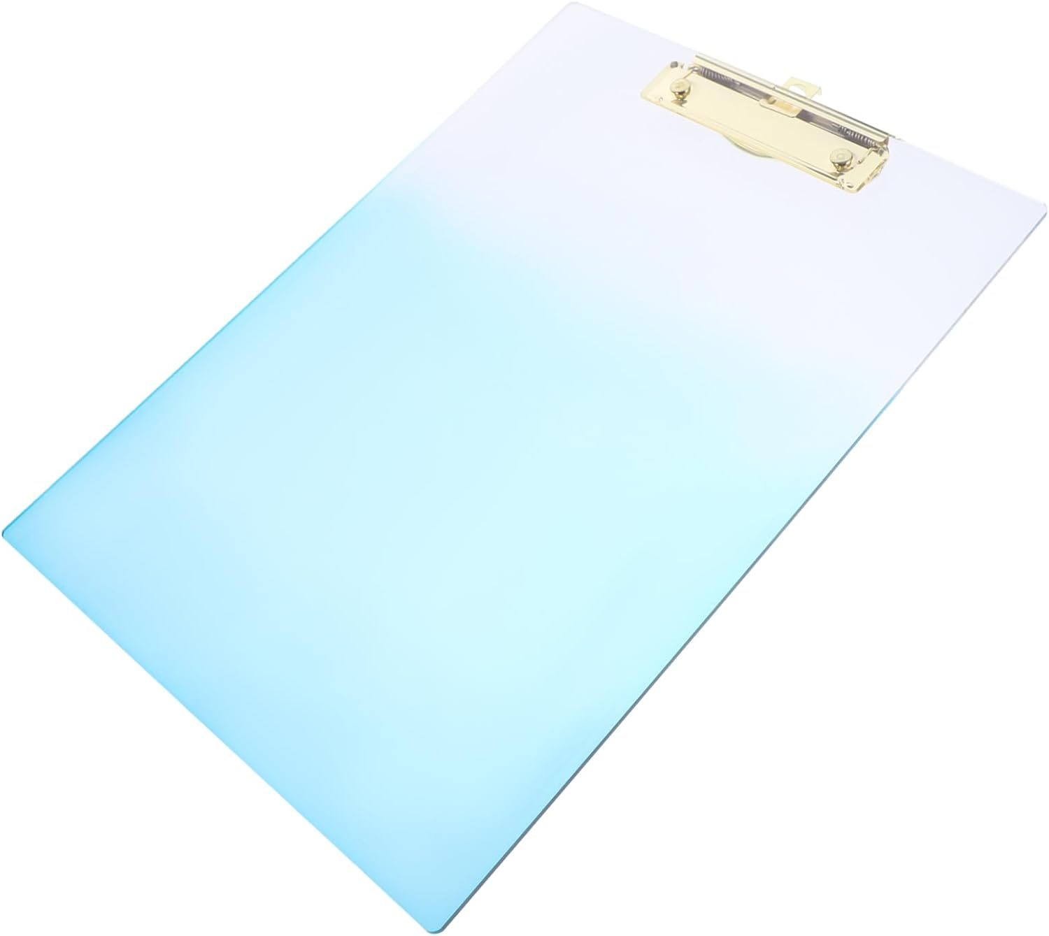 STOBAZA A4 Clipboard Storage Gradient Pink Writing Support Board Multi-Function File Organizer for Students and Office Supplies