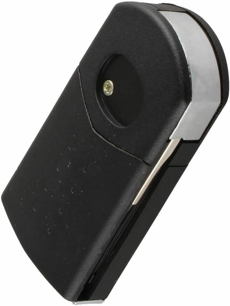 Remote Car Key Shell for Mazda 3 Flip Case Blank Enclosure Fob Direct Replacement 3B 3 Button Unlock Lock Trunk Uncut image number 2