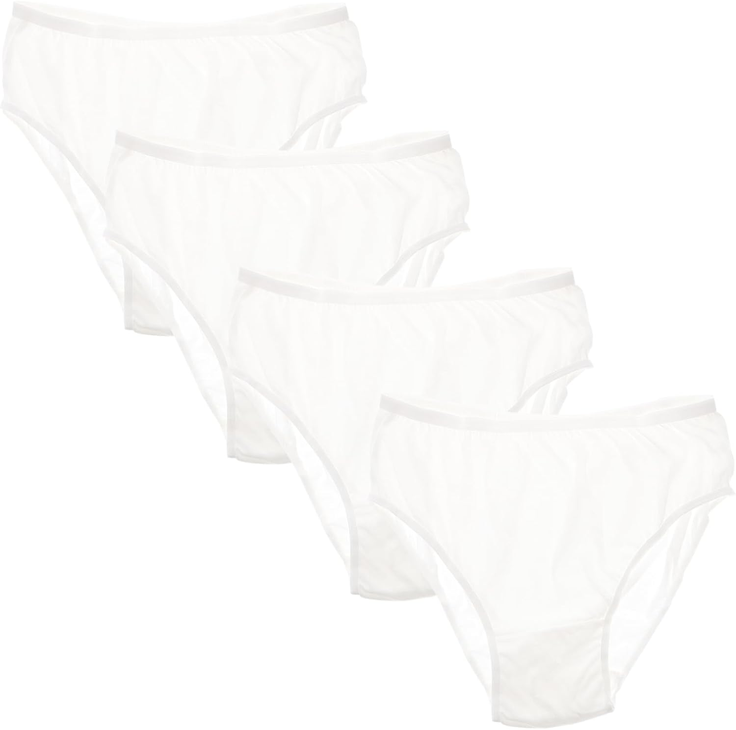 Totority 4Pcs Maternity Cotton Underwear Disposable for Pregnant Women Breathable Cotton Underpants for Postpartum Recovery image number 6