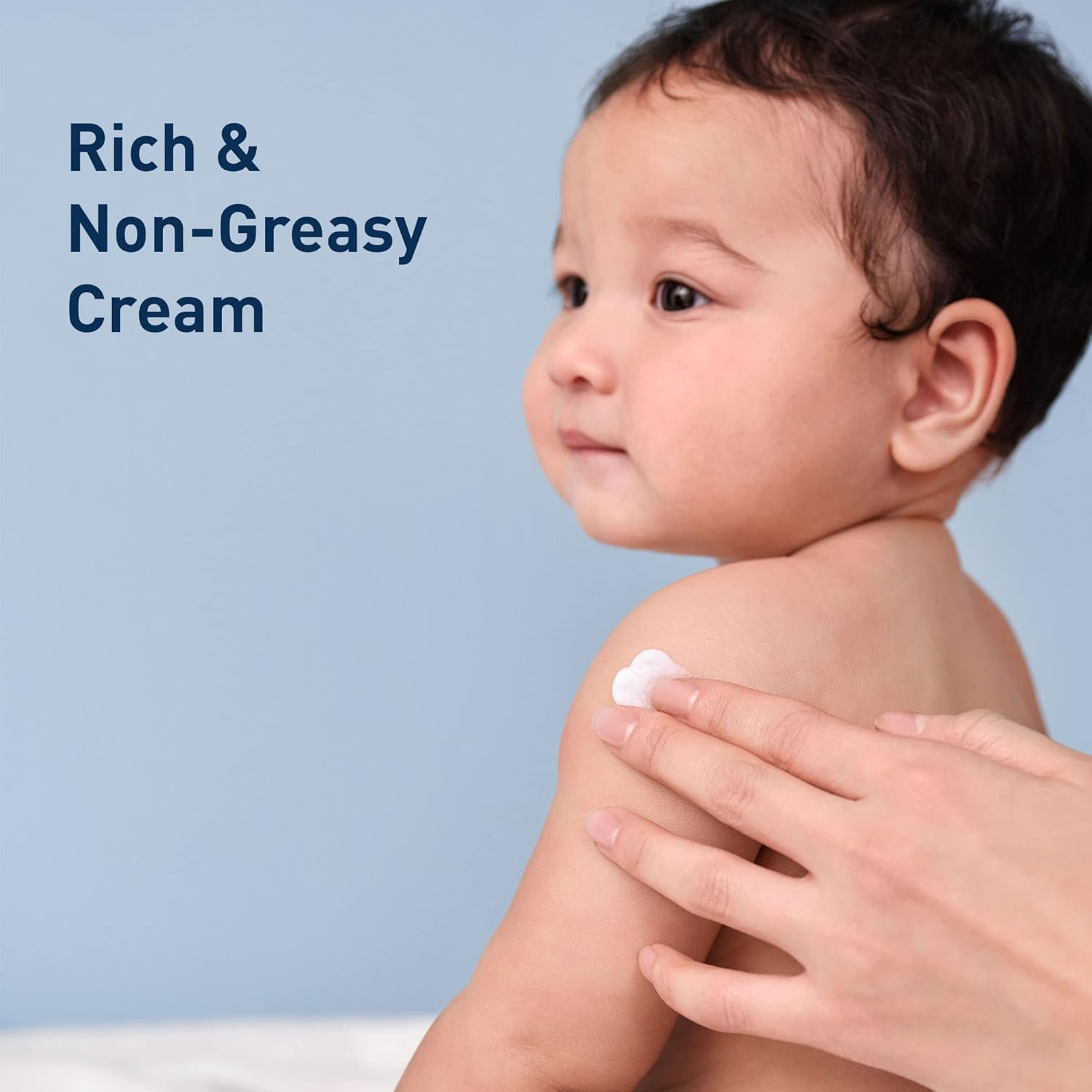 Cerave Baby Cream | Gentle Moisturizing Cream with Ceramides | Fragrance, Paraben, Dye & Phthalates Free | Rich & Non-Greasy Feel | Gentle Baby Skin Care | 8 Ounce image number 3