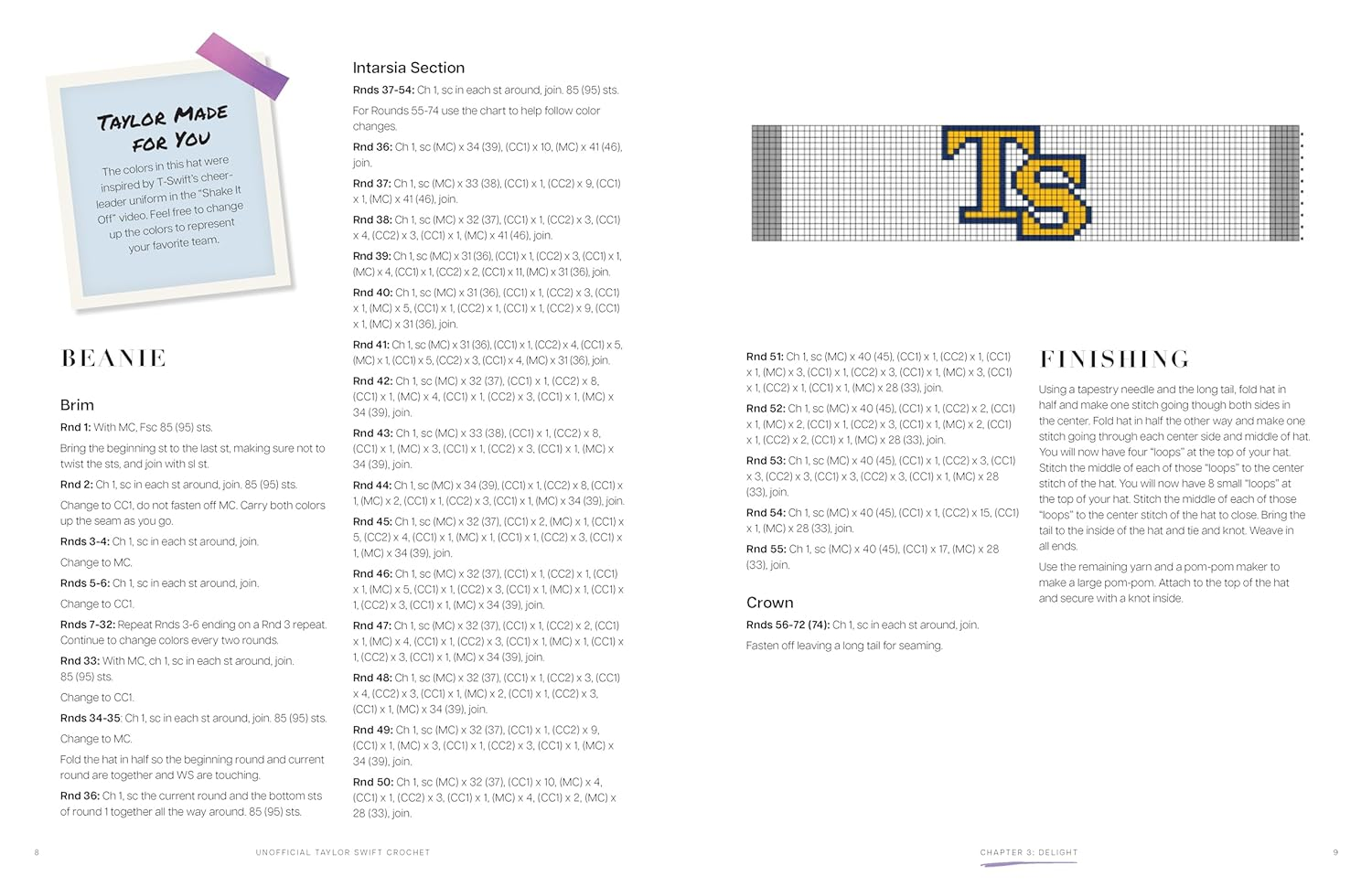 Unofficial Taylor Swift Crochet: 20+ Projects Inspired by the Music and Style Icon image number 1